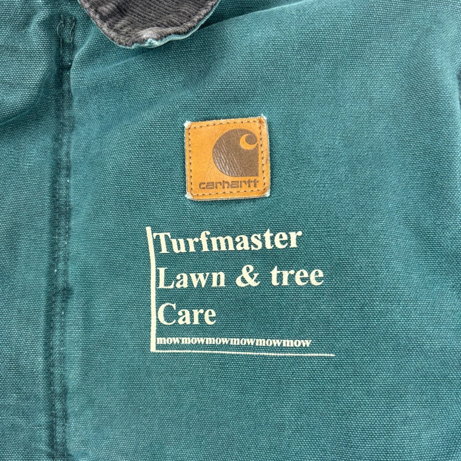 Vintage Carhartt “Turfmaster” Arctic Work Jacket Teal