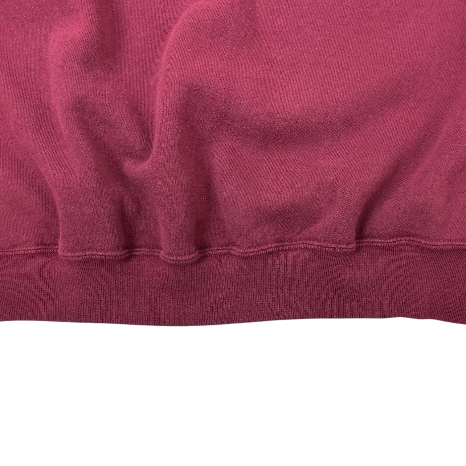 Vintage Russell Athletics Quarter-Zip Sweatshirt Maroon