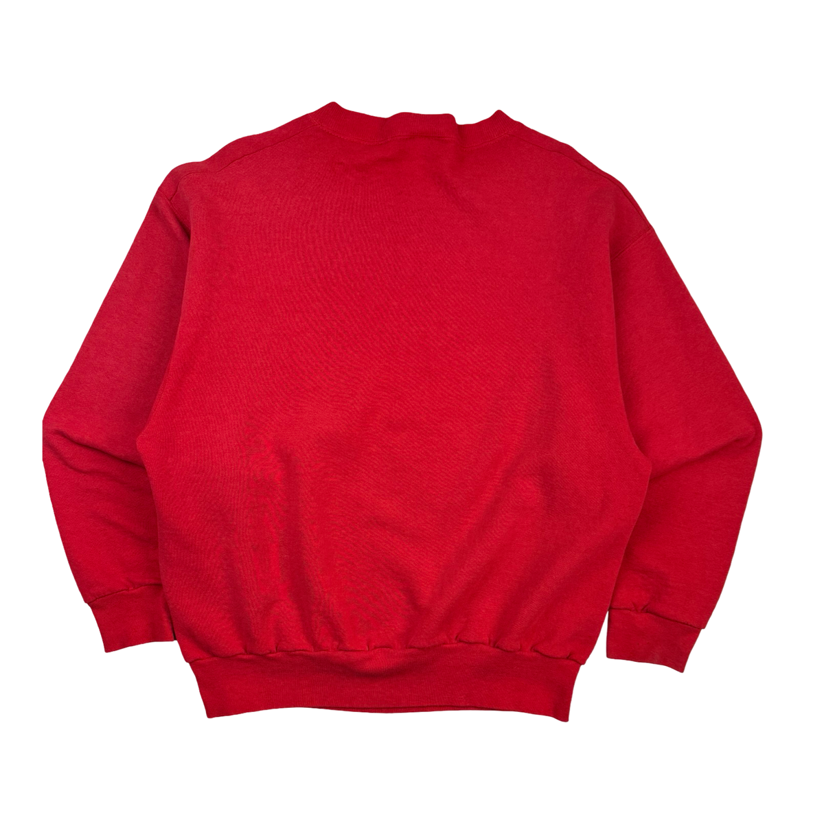 1991 Calgary Flames NHL Crewneck Faded Red