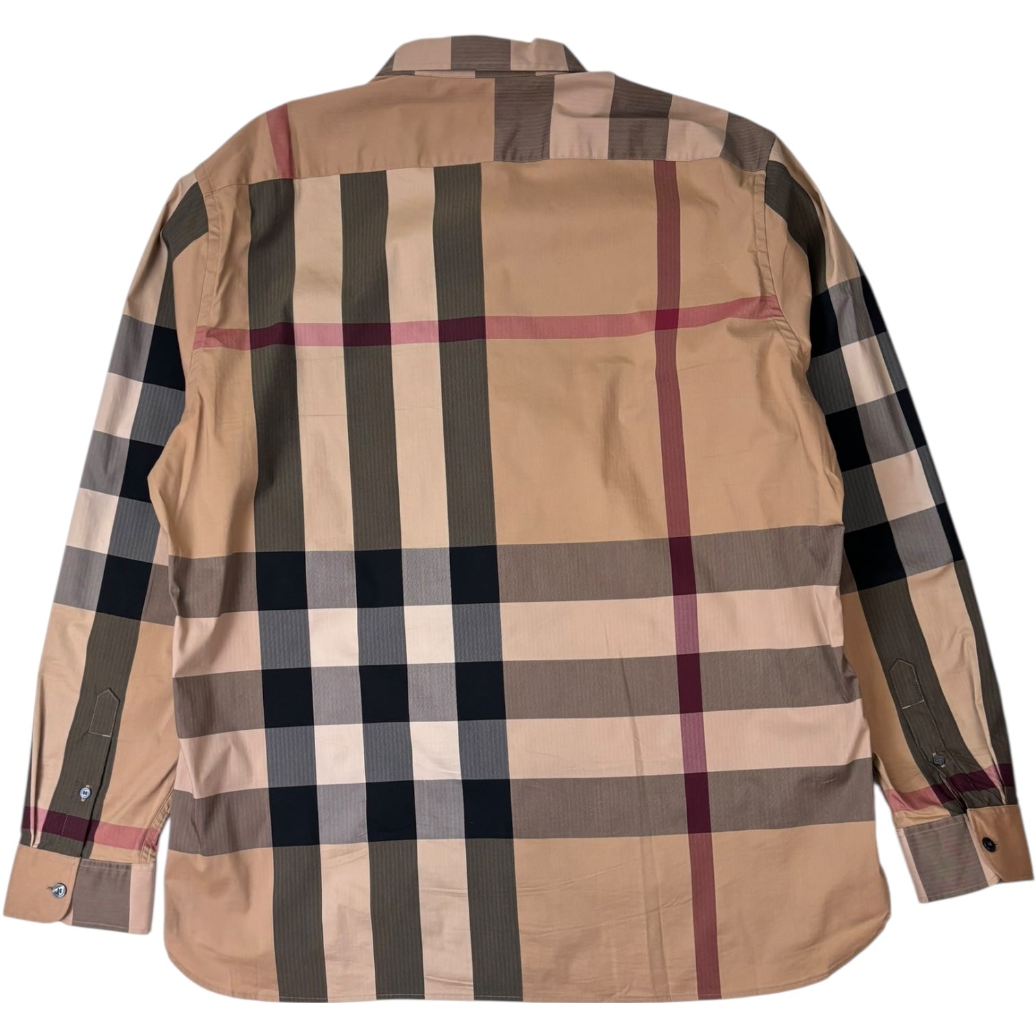 Burberry Thornaby Button-Up Shirt Tan