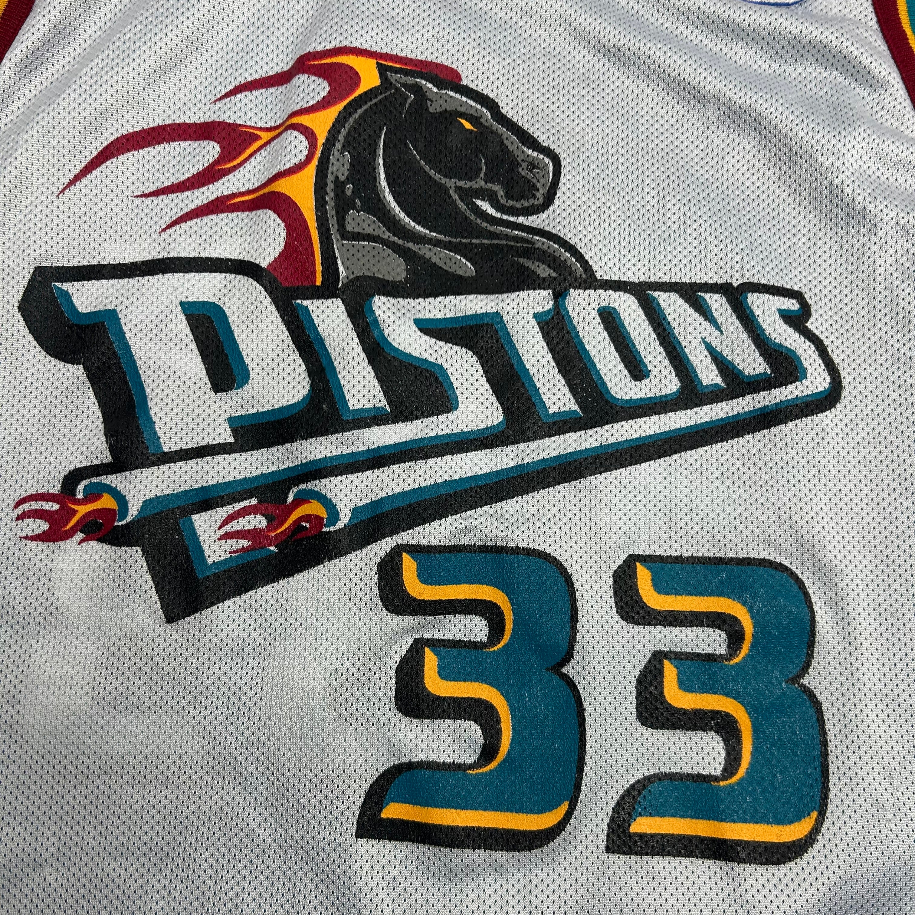 Vintage Reversible Detroit Pistons Grant Hill Basketball Jersey