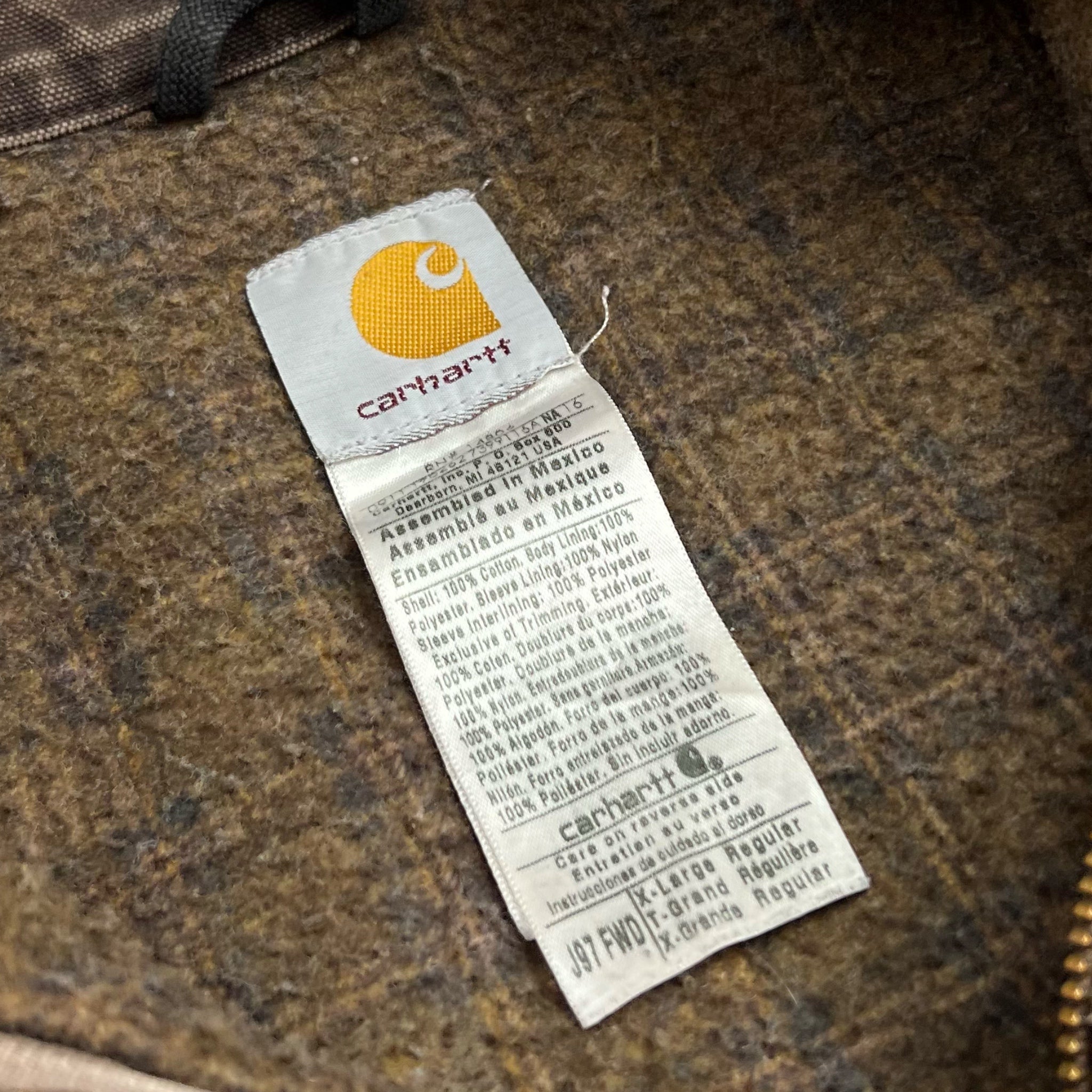 Vintage Carhartt Detroit Fire Wood Jacket