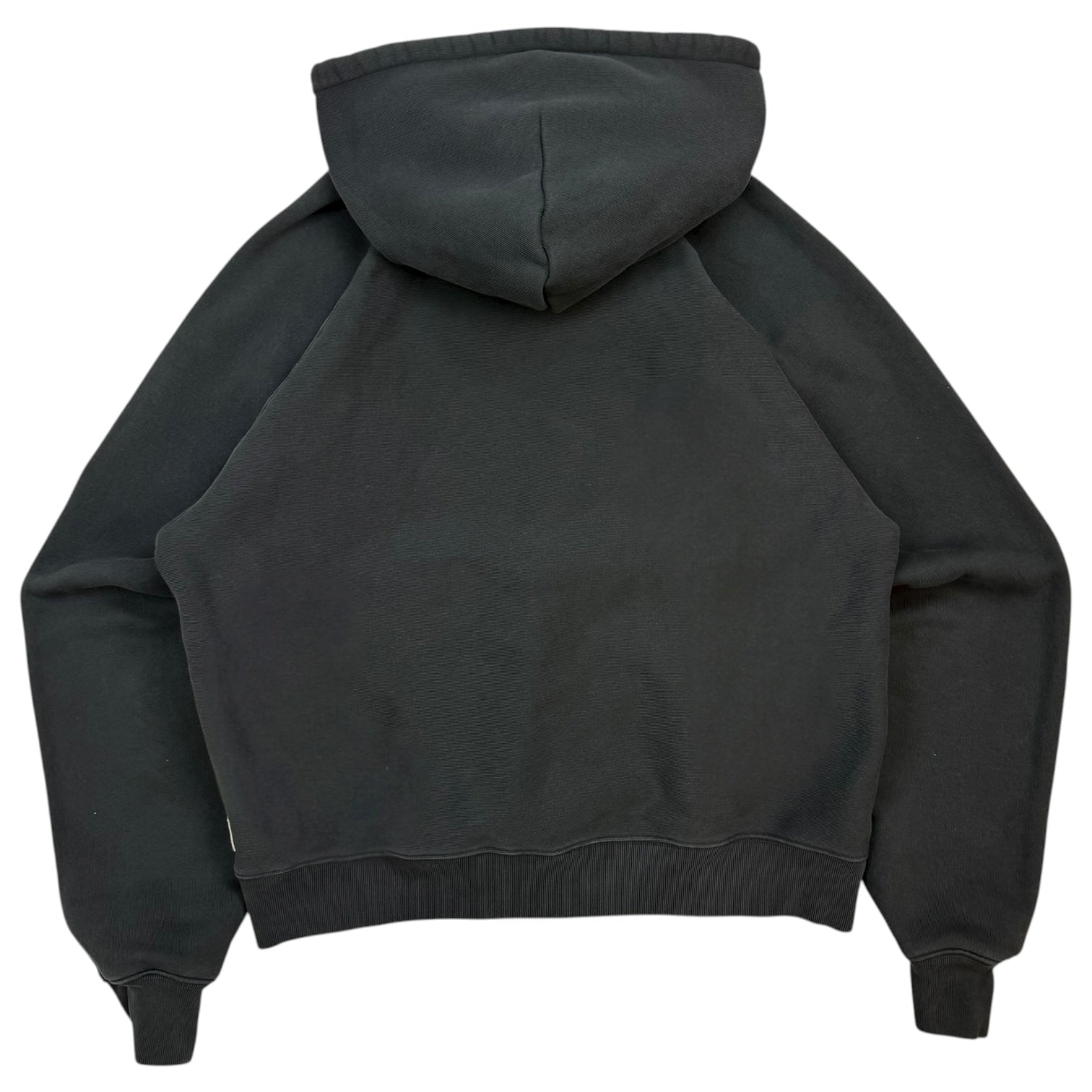 Stussy Raglan Fleece Workwear Hoodie Washed Black