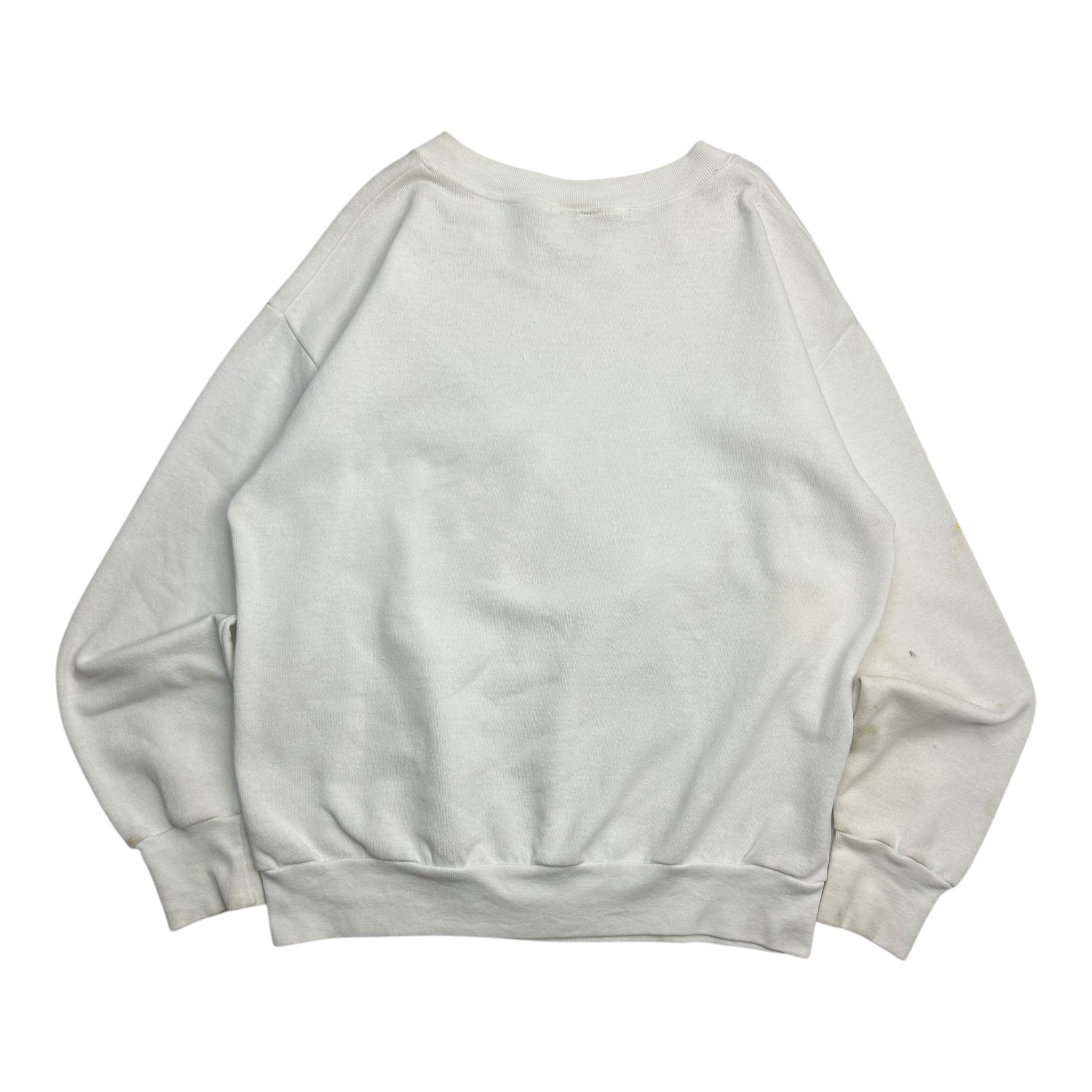 Vintage Nike Swoosh Air Crewneck Sweater White