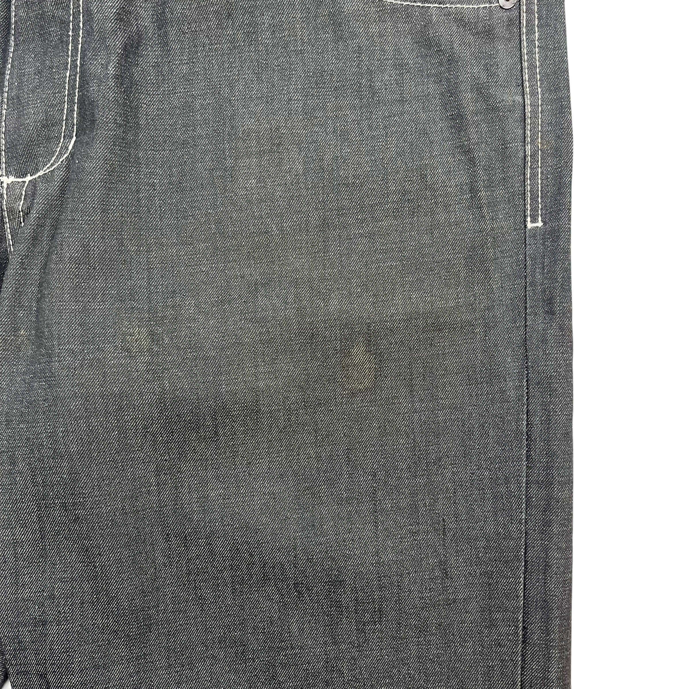 Y2K Sean John Denim Shorts Grey/Silver