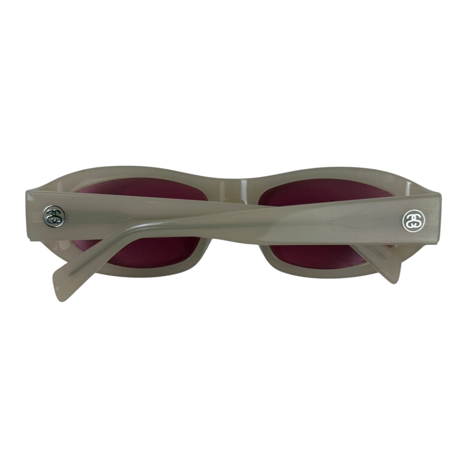 Stussy Landon Sunglasses Bone/Pink