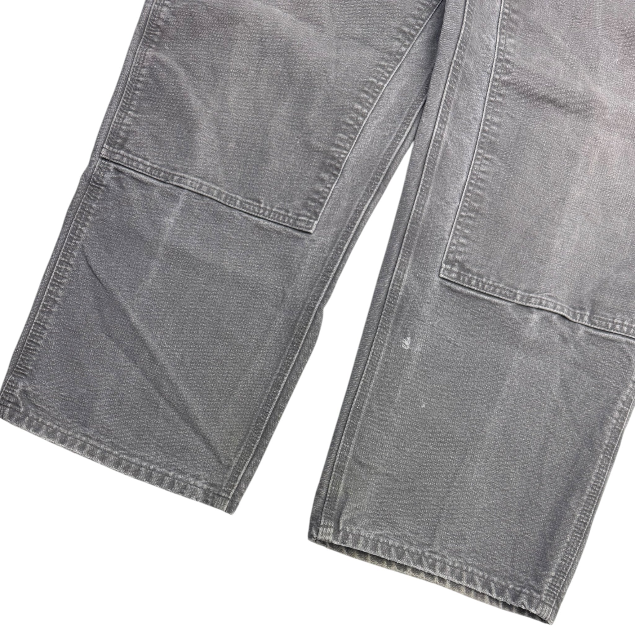 Vintage Carhartt Double Knee Bottoms Faded Grey