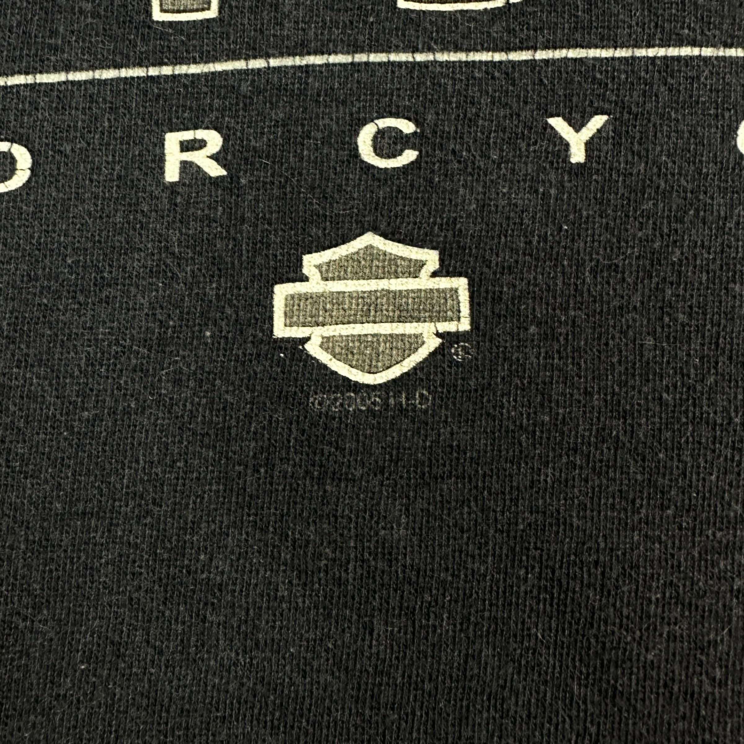 Vintage Harley Davidson Two Tone Crewneck Navy/Grey