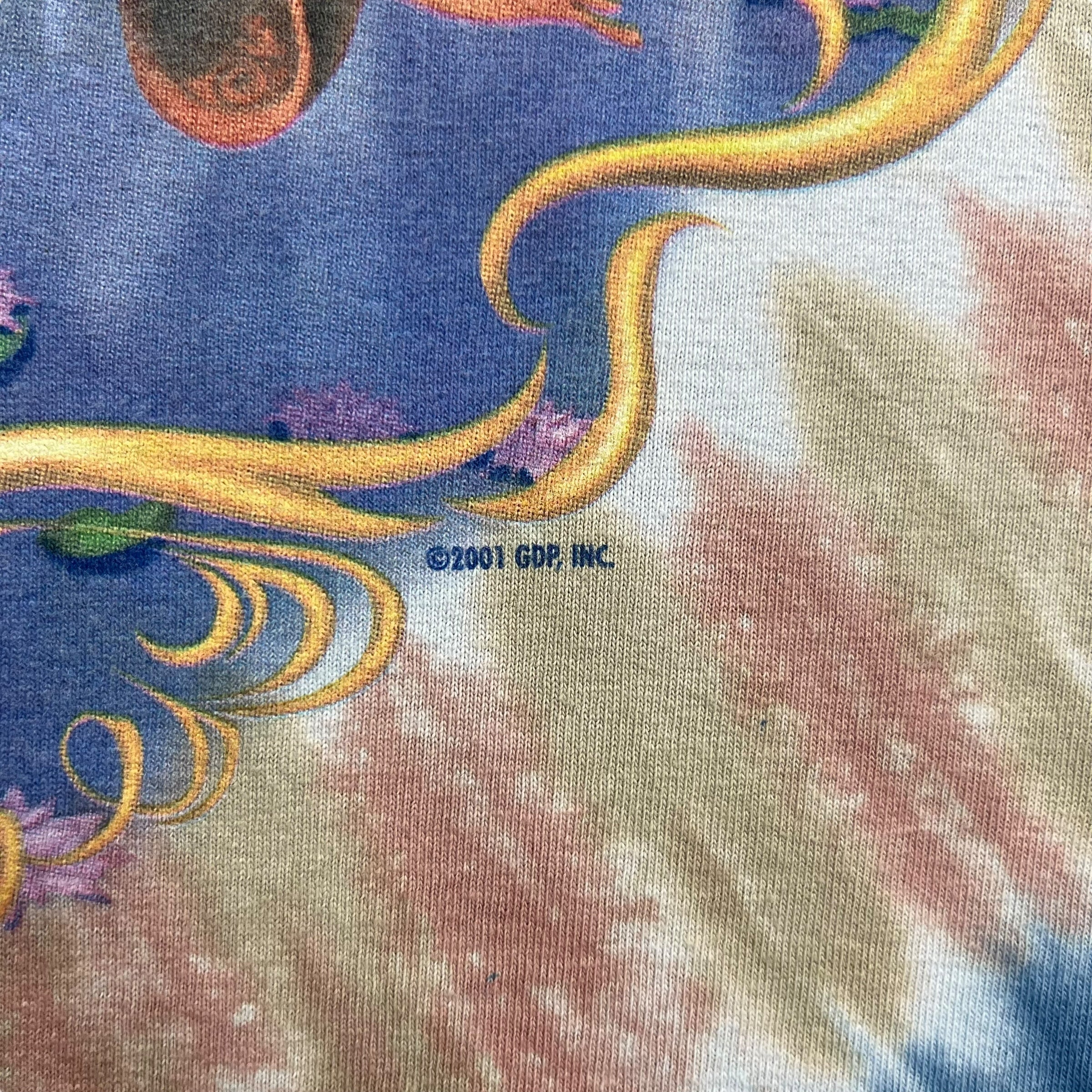 2001 Grateful Dead Tie Dye Tee Blue/Purple/White