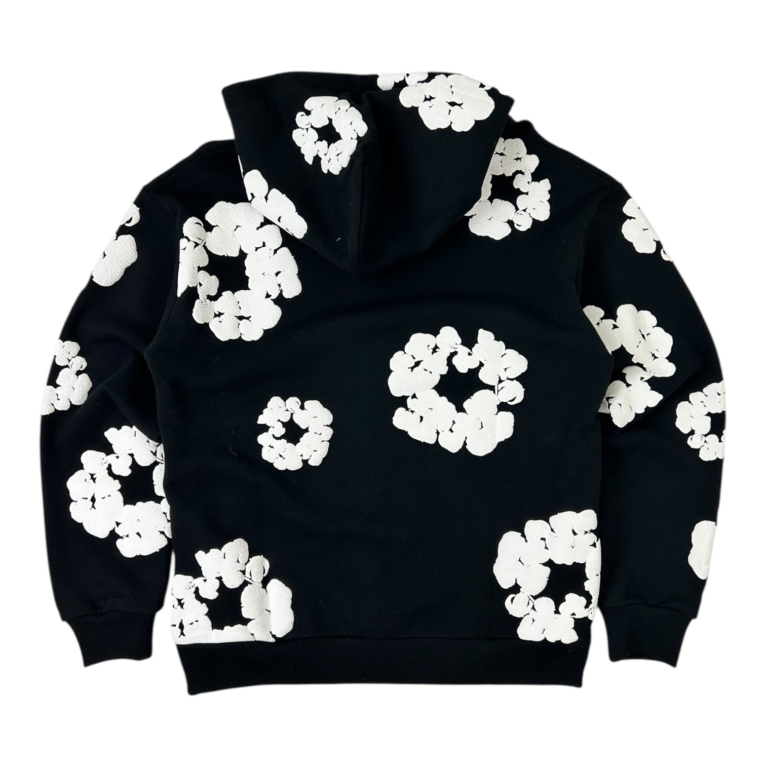 Denim Tears Cotton Wreath Hoodie Black