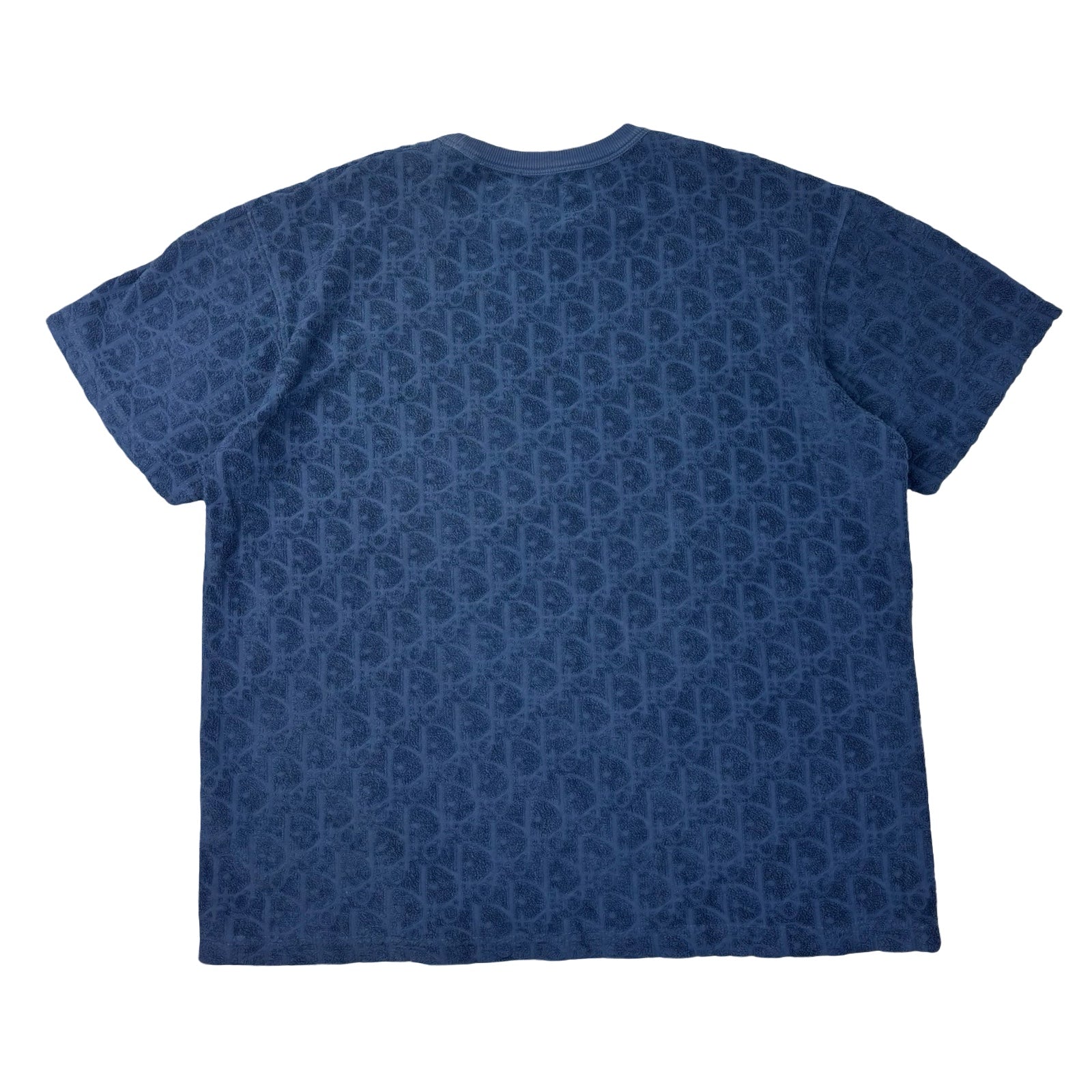 Dior Oblique Towelling Tee Blue