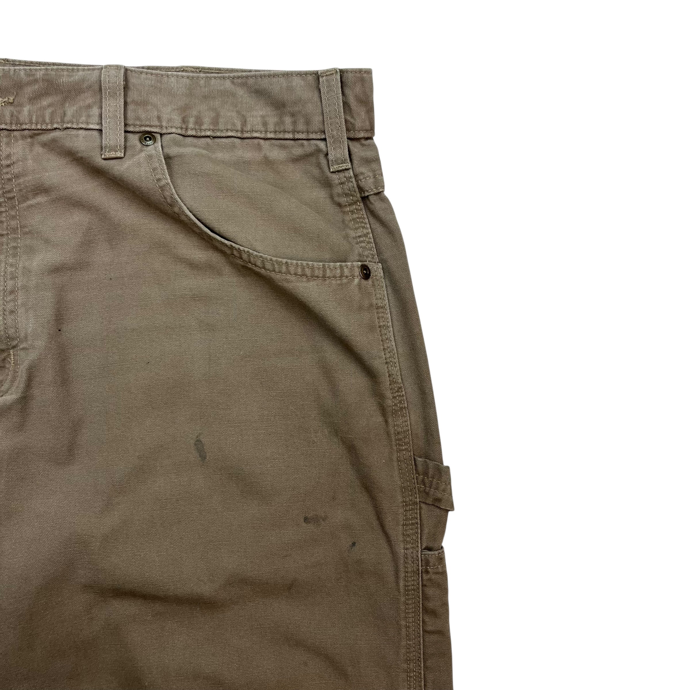 Vintage Carhartt Dungaree Pants Grey Beige