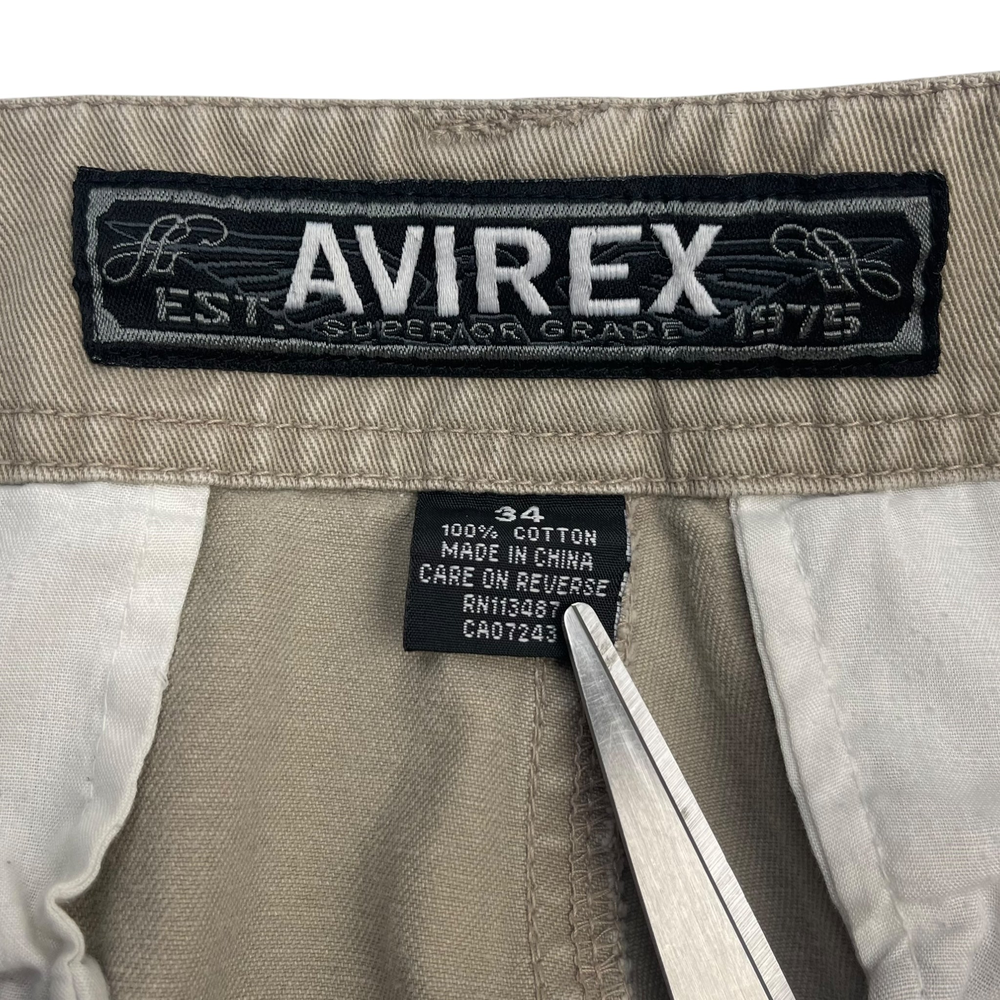 Vintage Y2K Avirex Superior Cargo Shorts