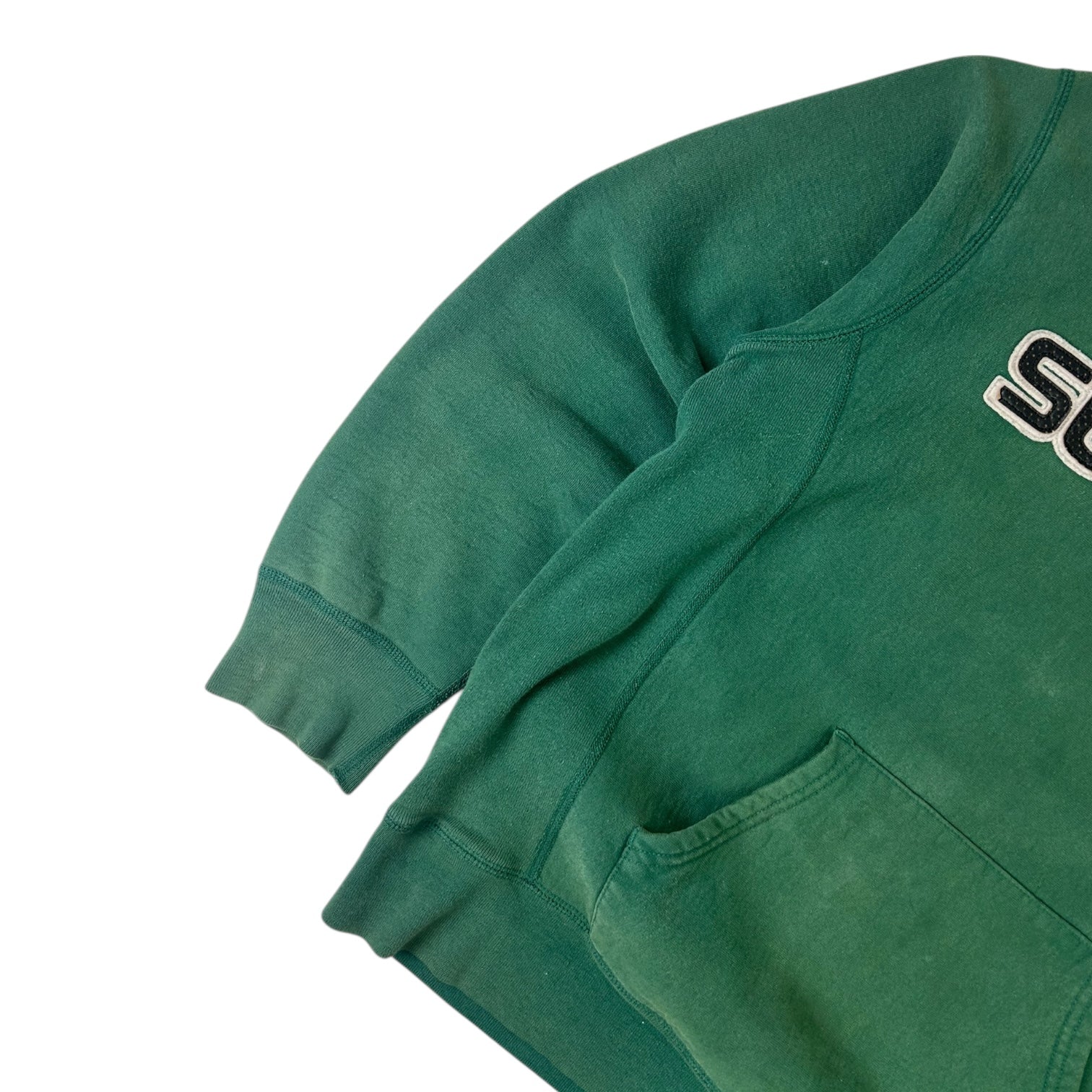 Supreme Perforated Leather Hoodie Green