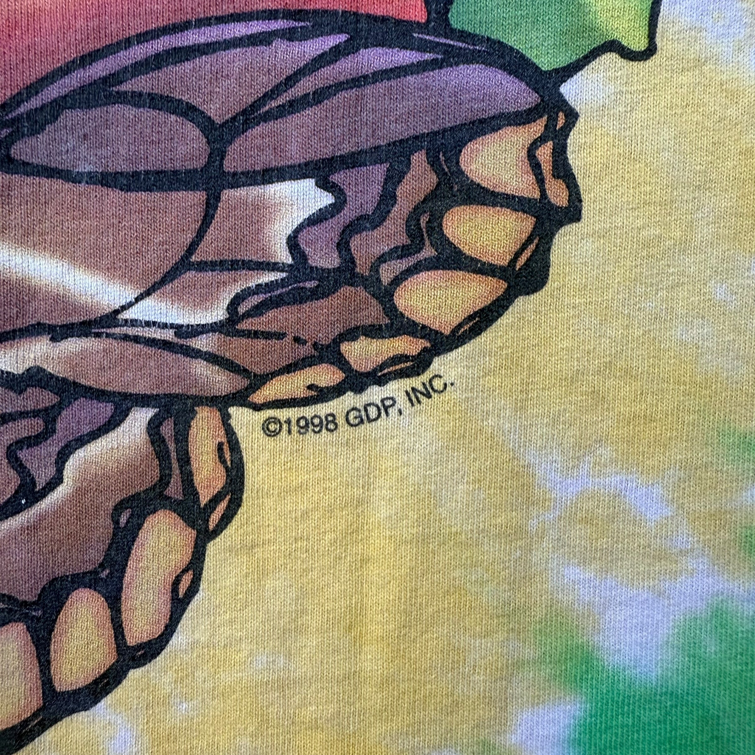 1998 Liquid Blue Grateful Dead "The Other Ones" Tee Tie Dye