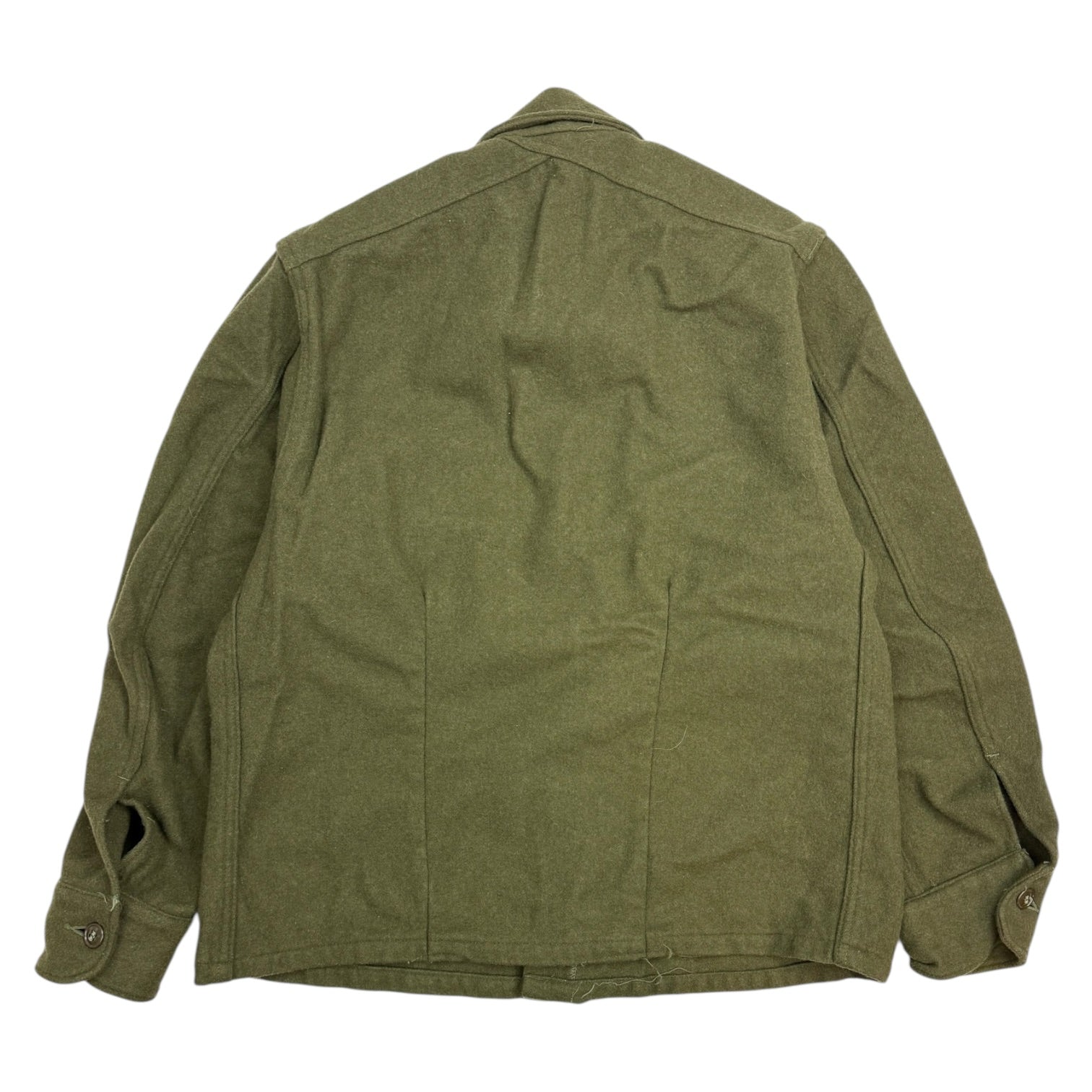 Vintage Wool Overshirt Olive