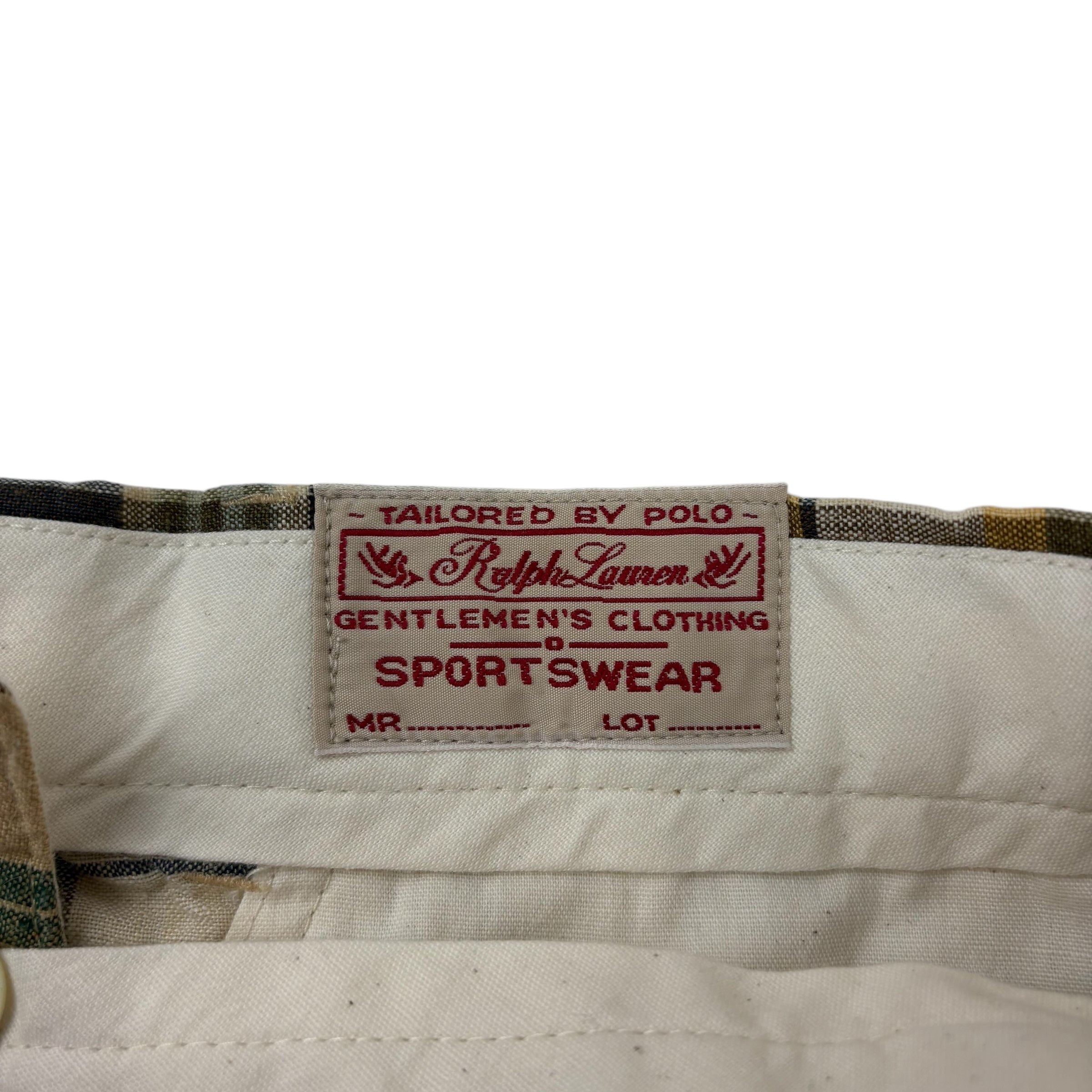 Vintage Polo Ralph Lauren Shorts Plaid