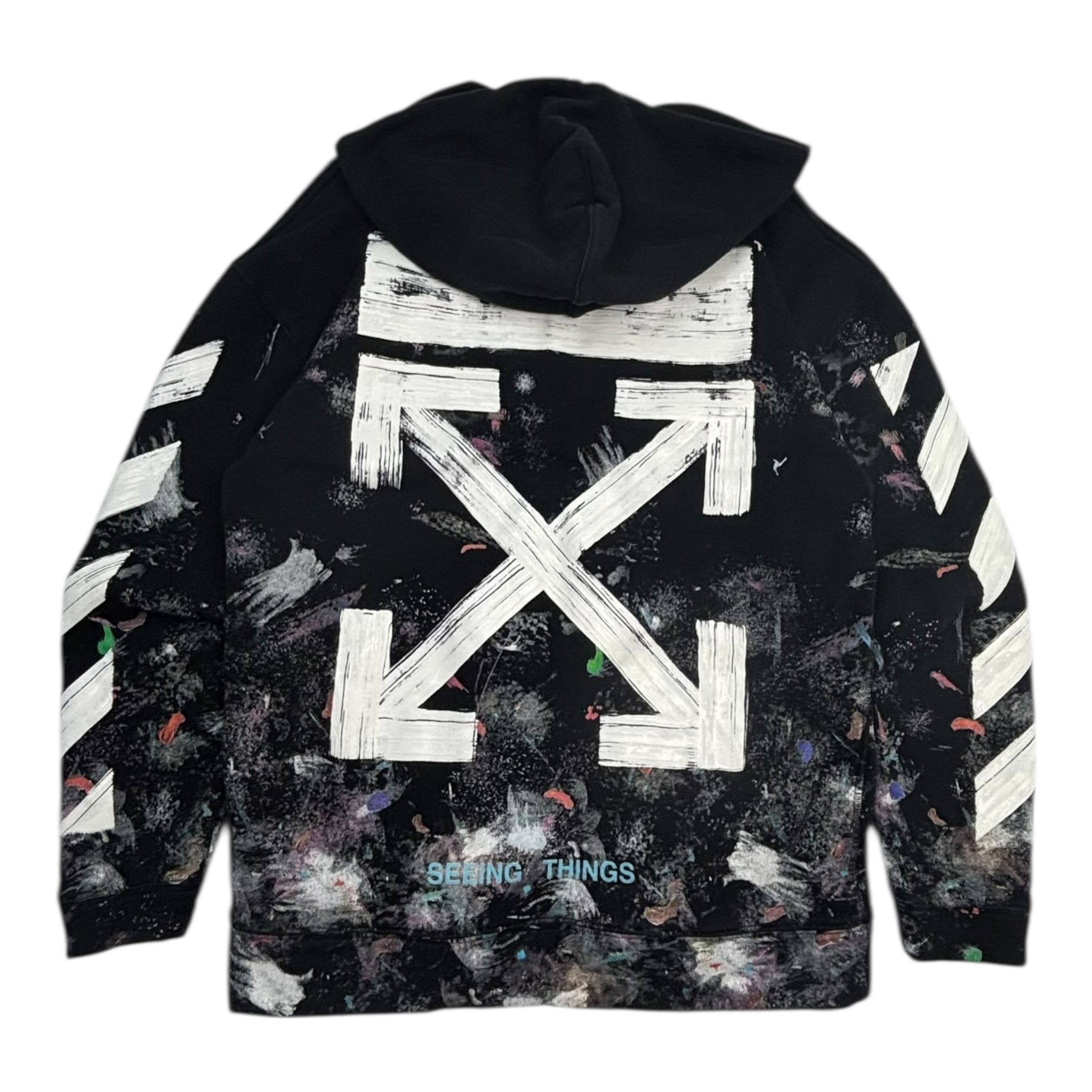 Off-White Galaxy Brushed Hoodie Black