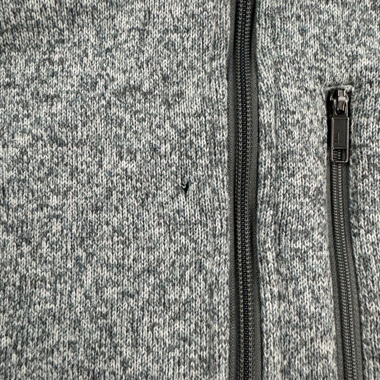 Vintage Patagonia Quarter Zip Up Polar Fleeced Jacket Grey