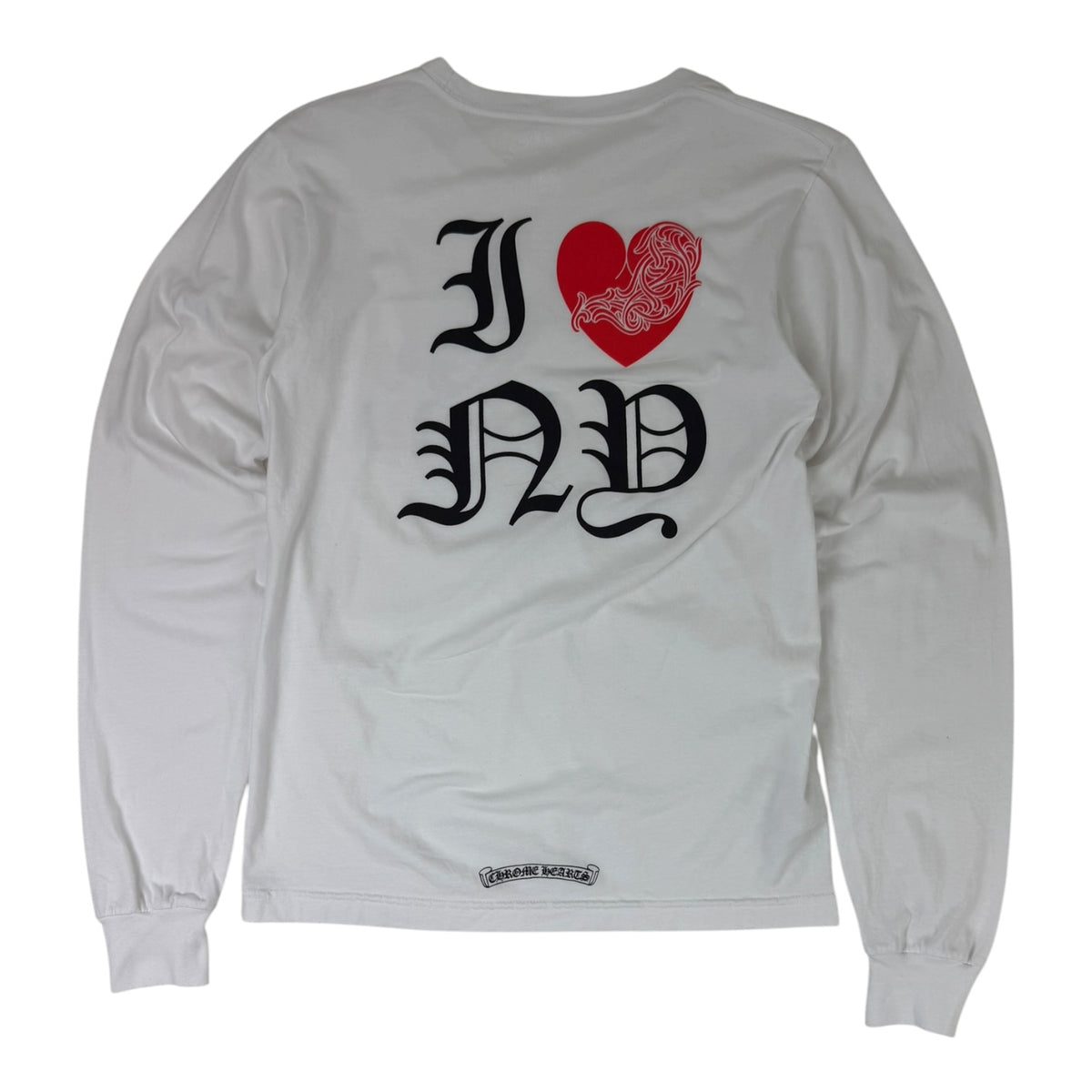 Chrome Hearts NYC Long Sleeve Shirt White