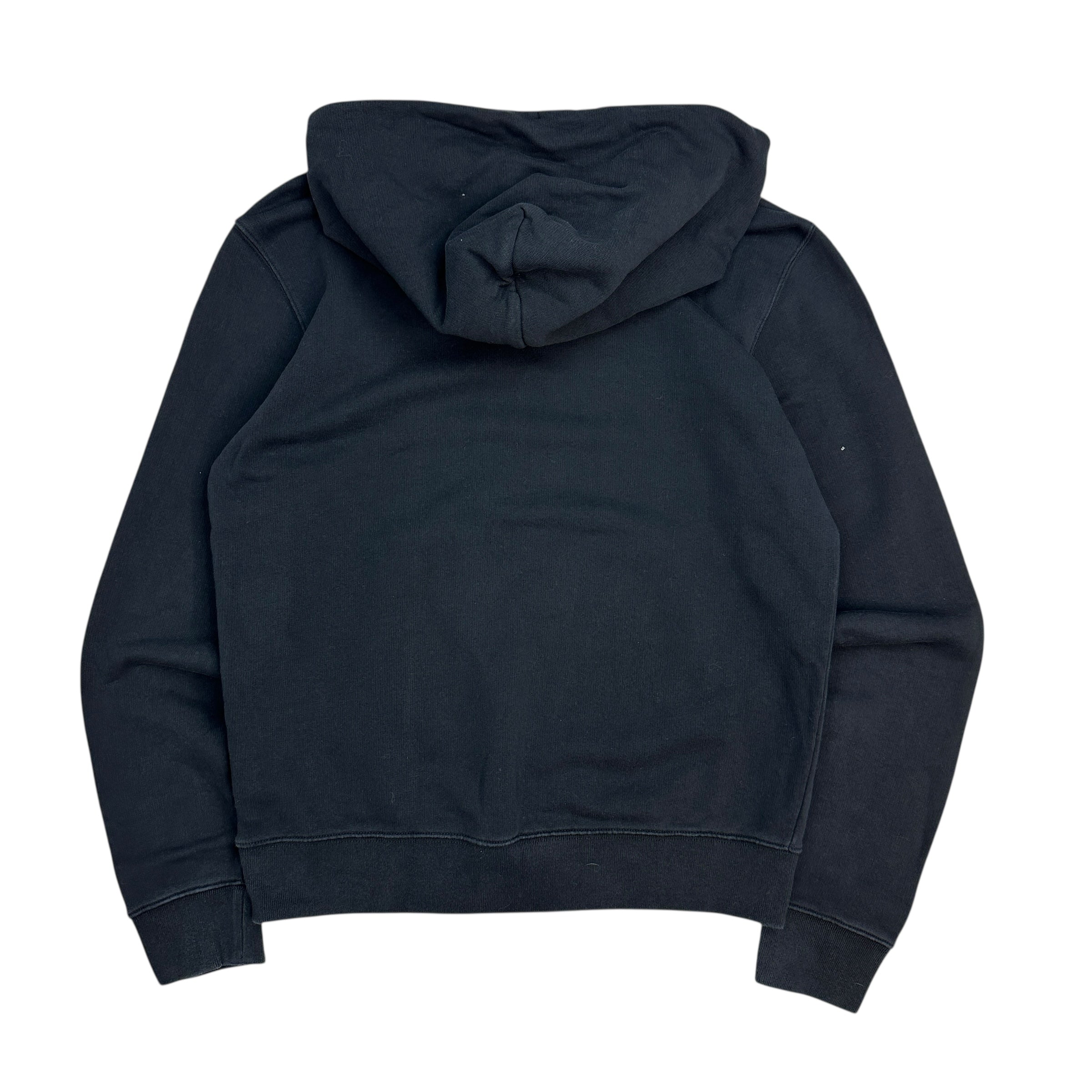 Off-White Black Logo Embroidered Hoodie