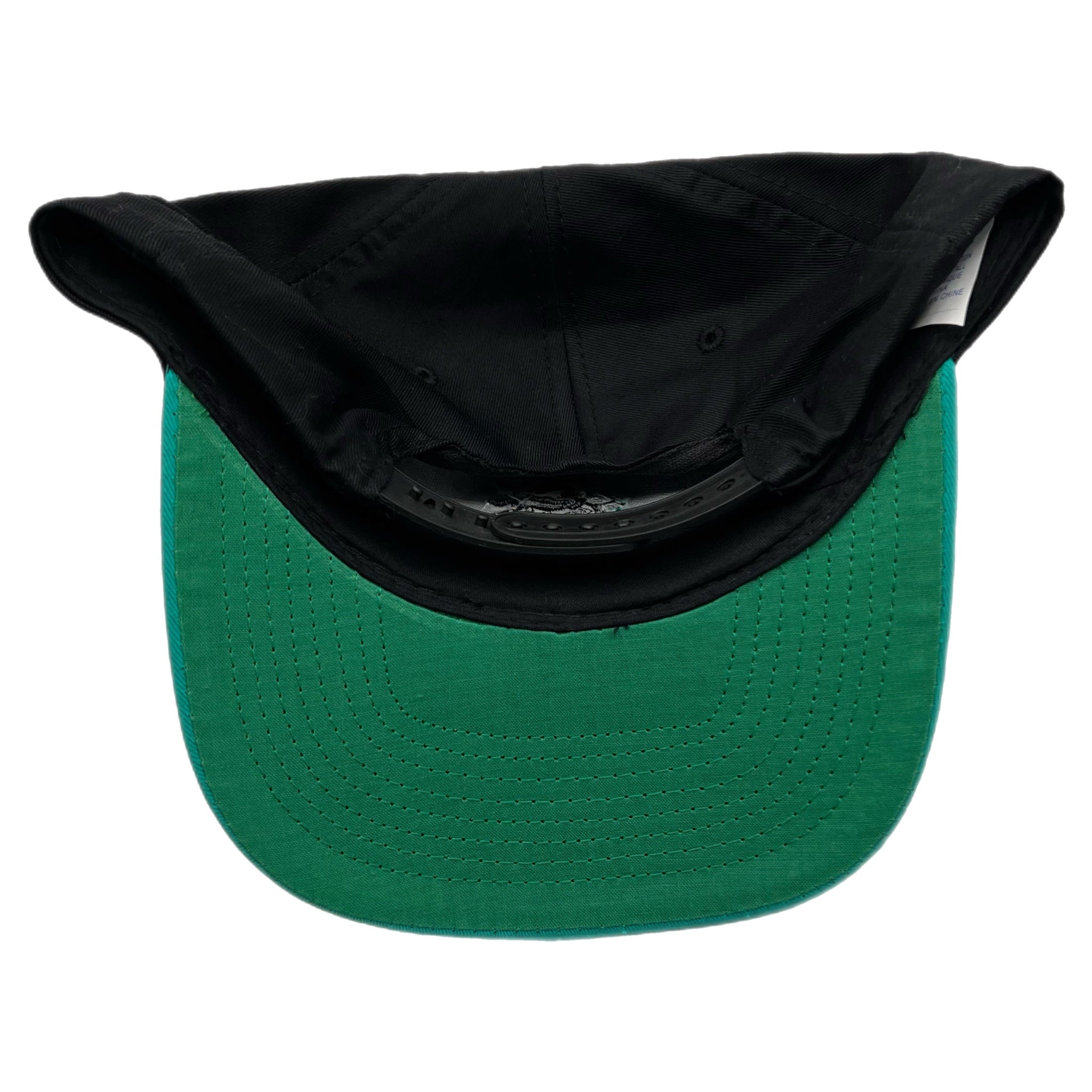 Vintage Edmonton Trappers Hat Teal/Black