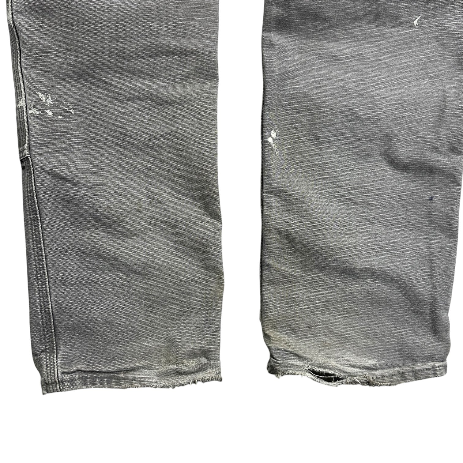 Vintage Carhartt Double Knee Cargos Light Grey