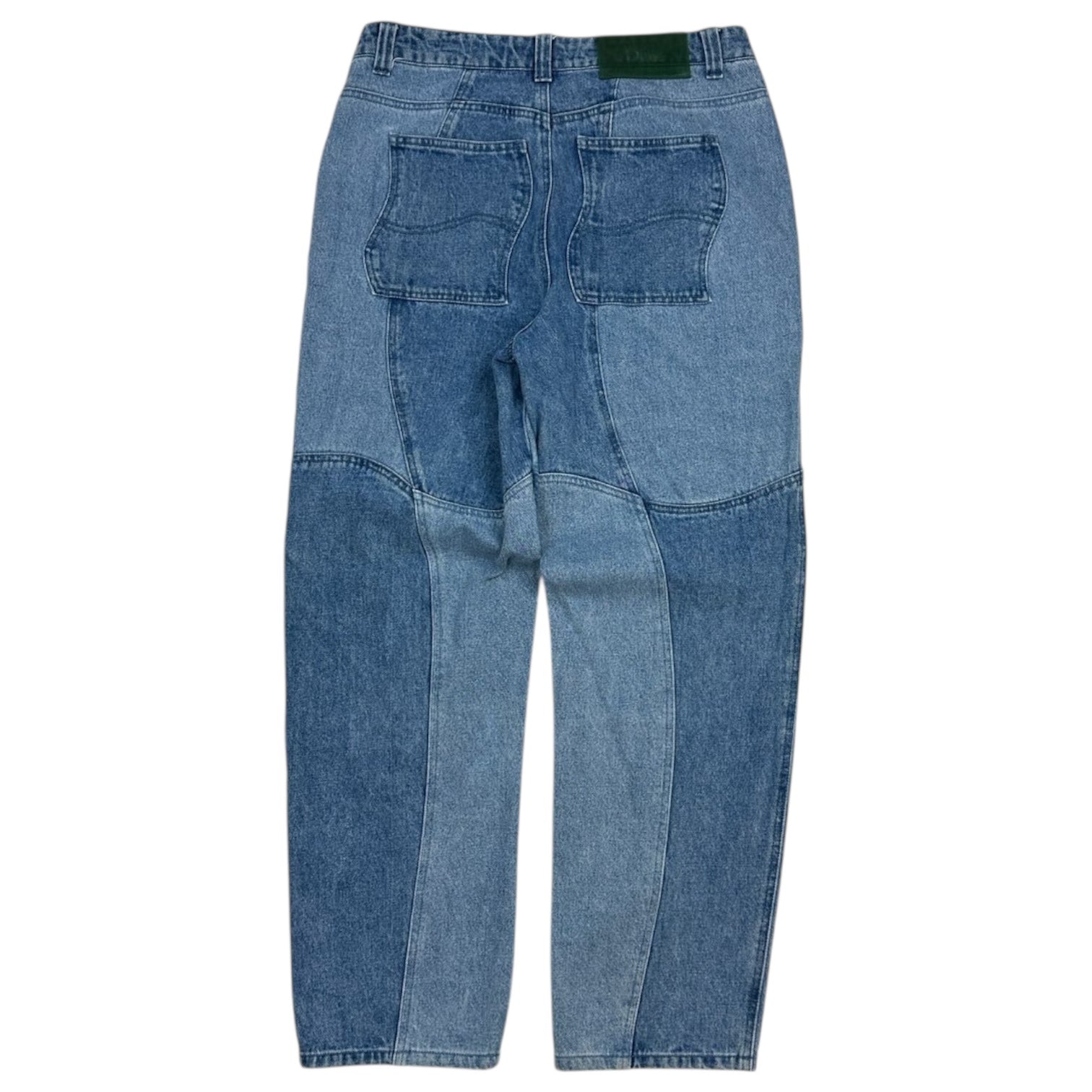 Dime Blocked Relaxed Denim Blue