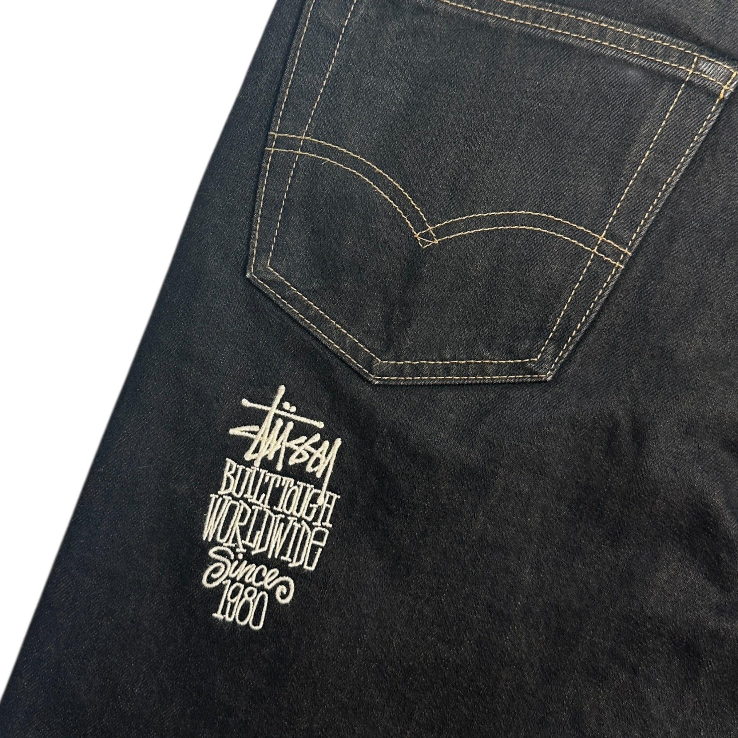 Stussy x Levis Crispy Rinse Denim Black