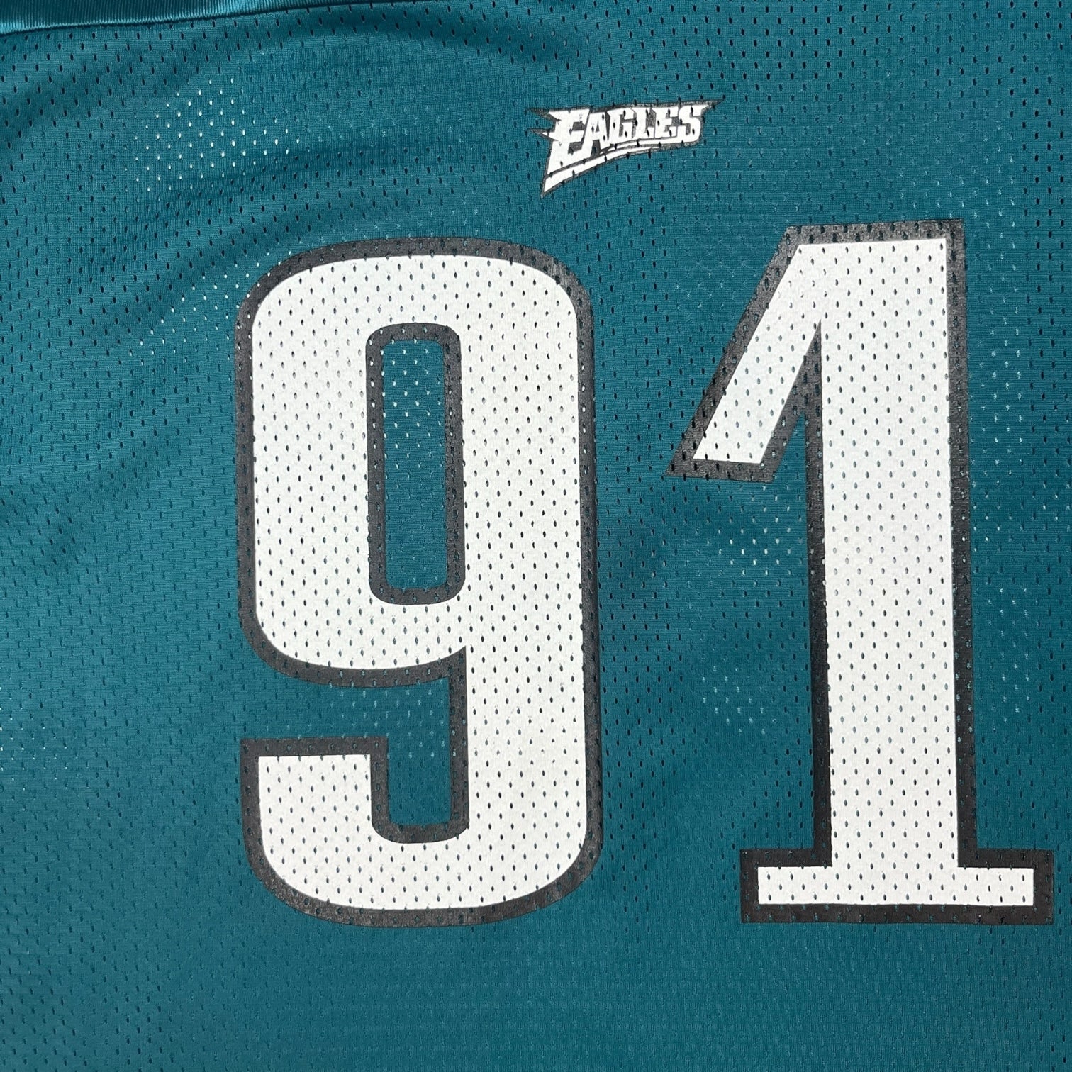 Vintage Philadelphia Eagles Andy Harmon Jersey Green