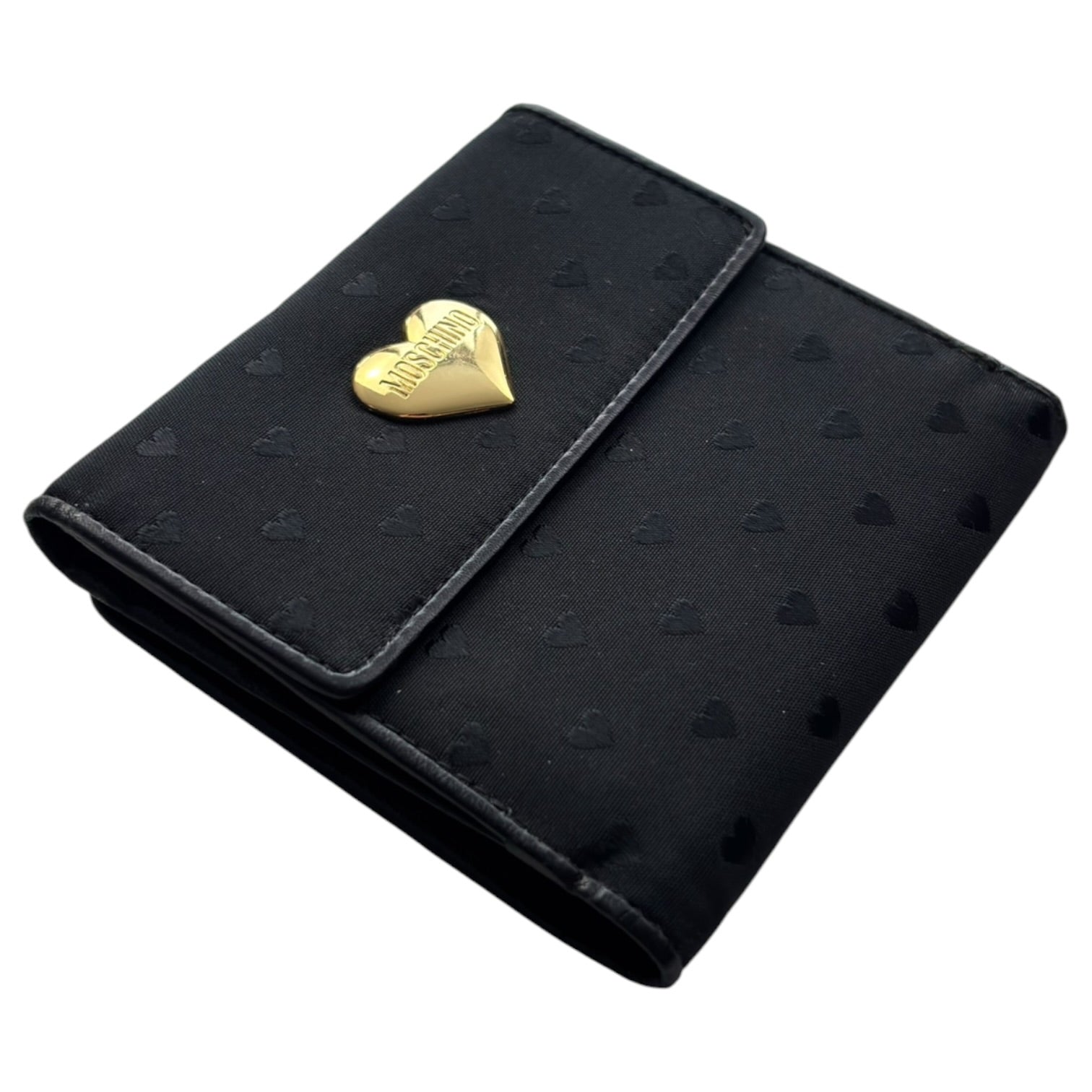 (W) Moschino Heart Patterned Wallet