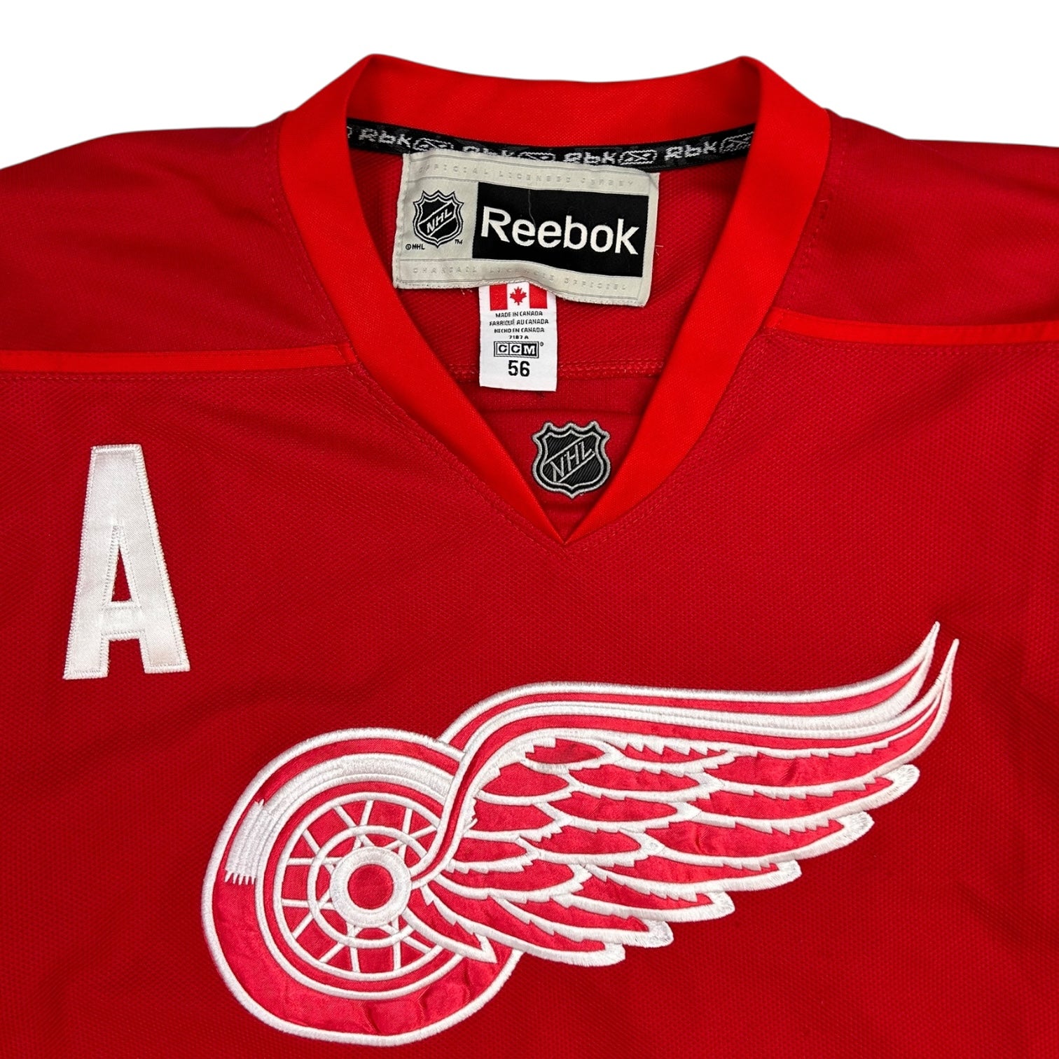 Vintage Reebok Pavel Datsyuk Detroit Redwings Home Jersey Red/White