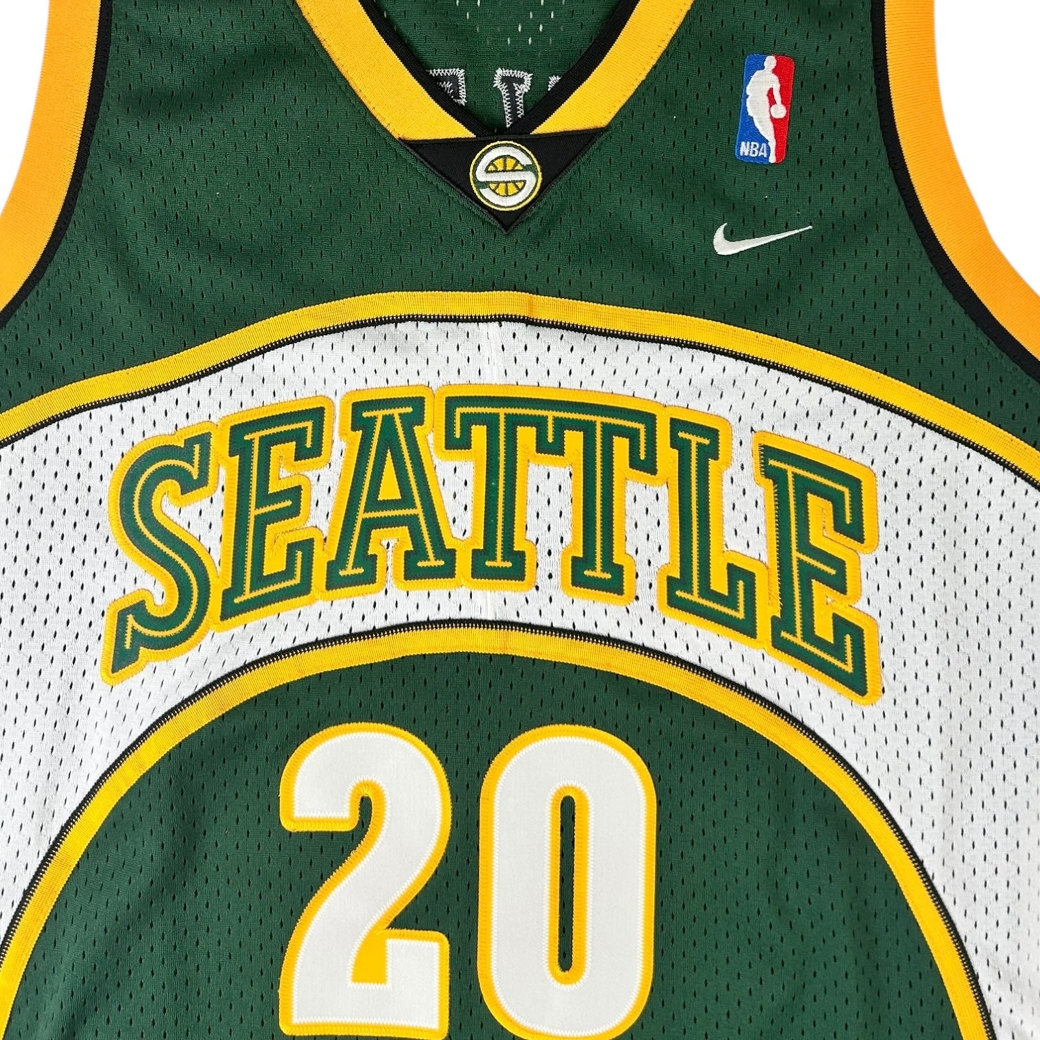 Vintage Seattle SuperSonics Gary Payton Away Jersey