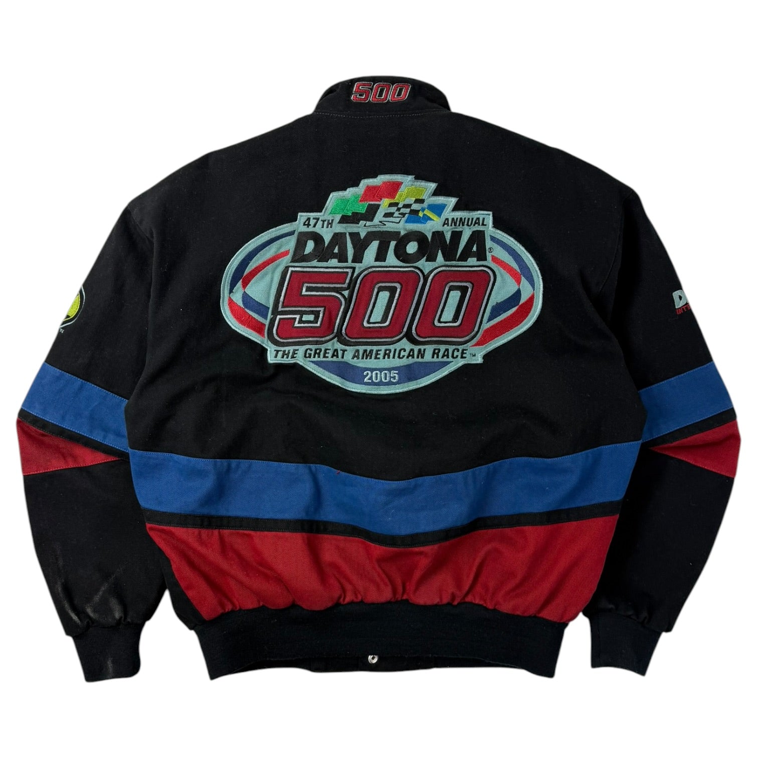 Vintage Daytona 500 NASCAR Jacket Black/Blue