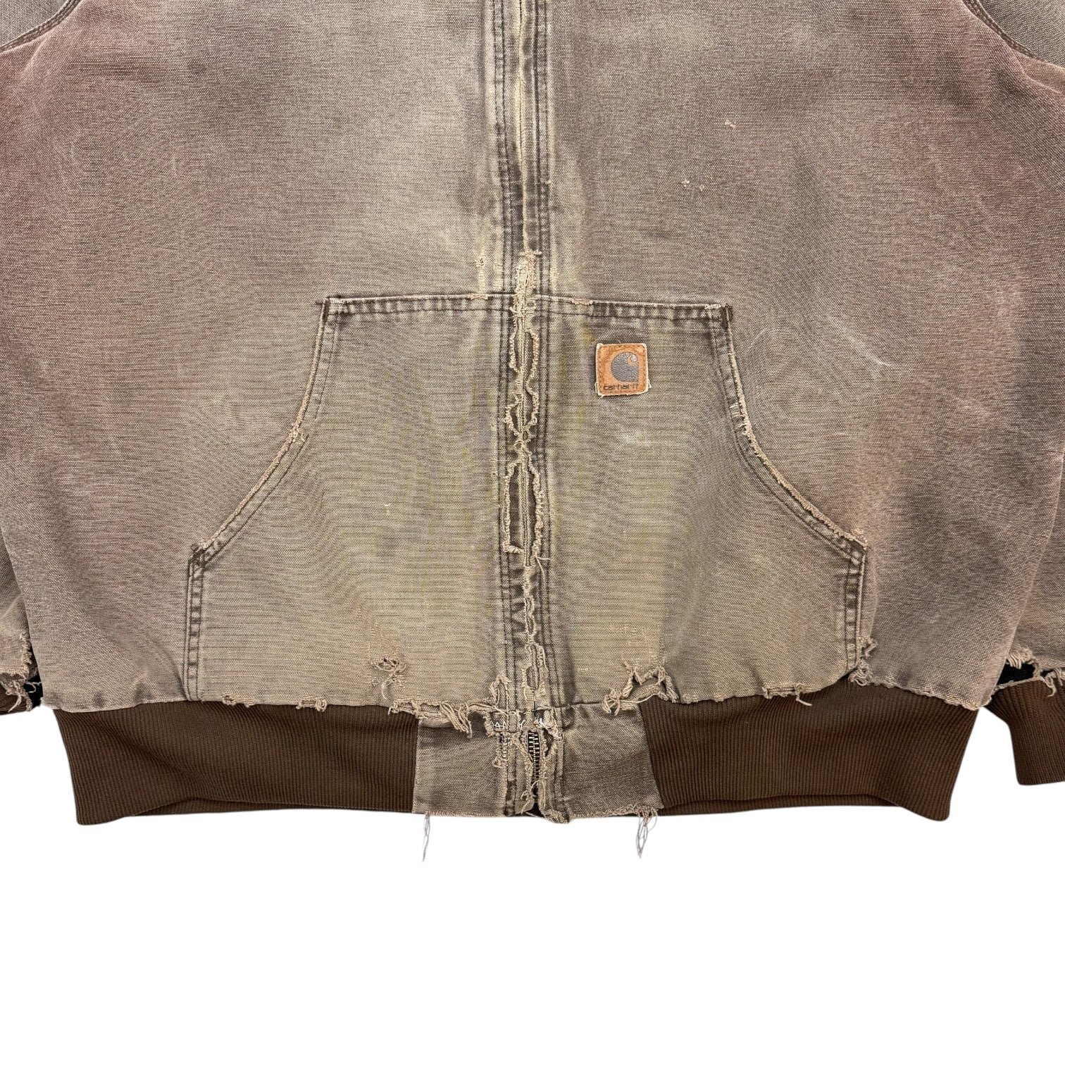 Vintage Carhartt Active Jacket Faded Brown