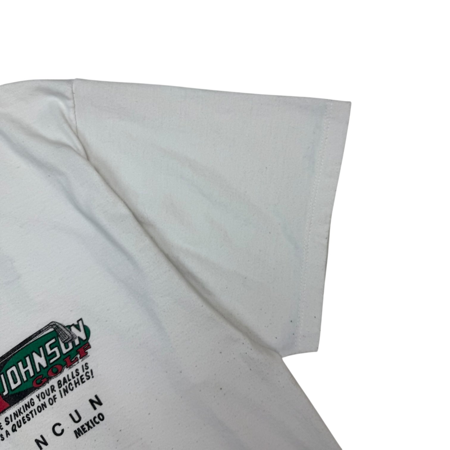 Vintage Big Johnson Golf Cancun Tee White