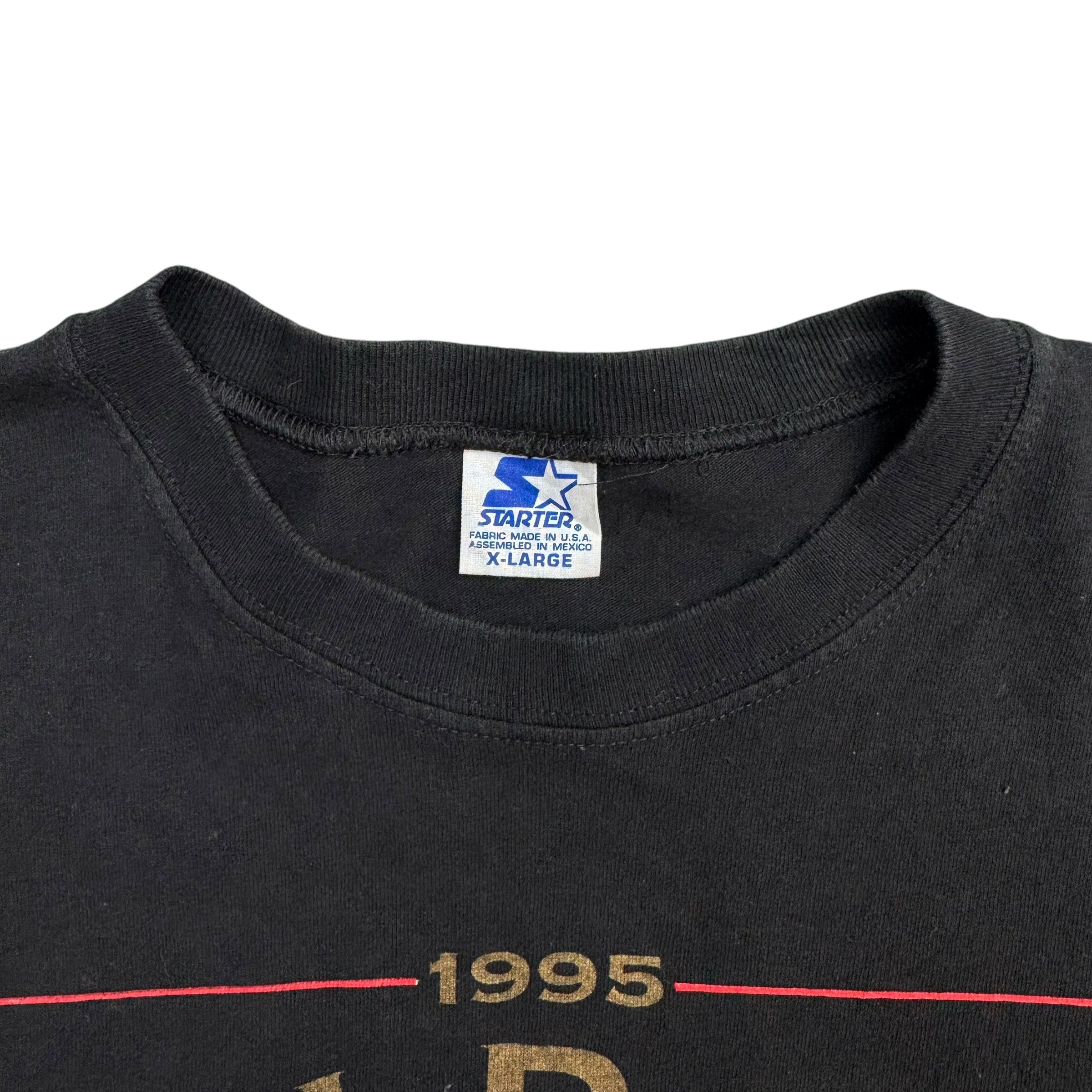 1995 Atlanta Braves World Series Champions Tee Black