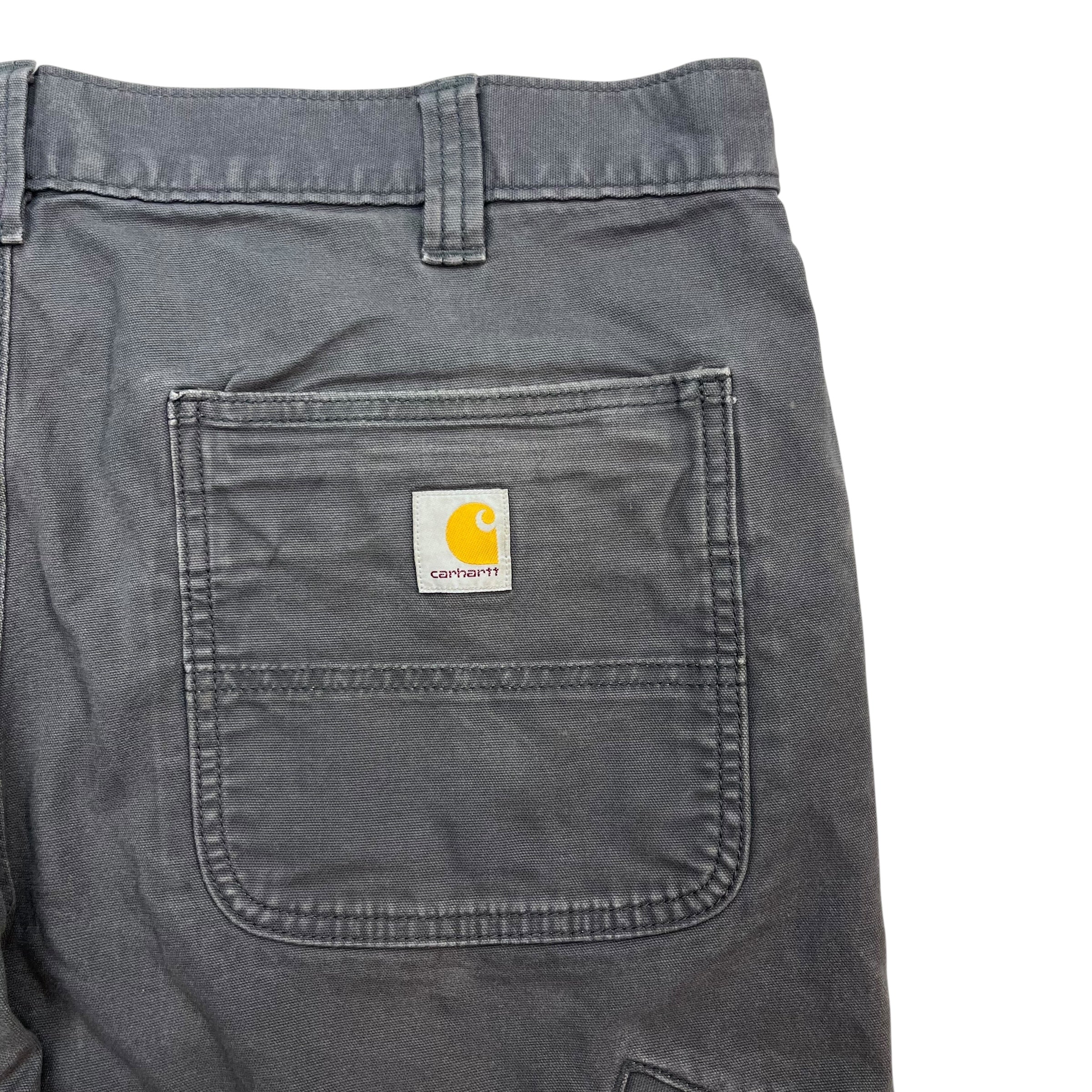 Vintage Carhartt Double Knee Work Pants Grey