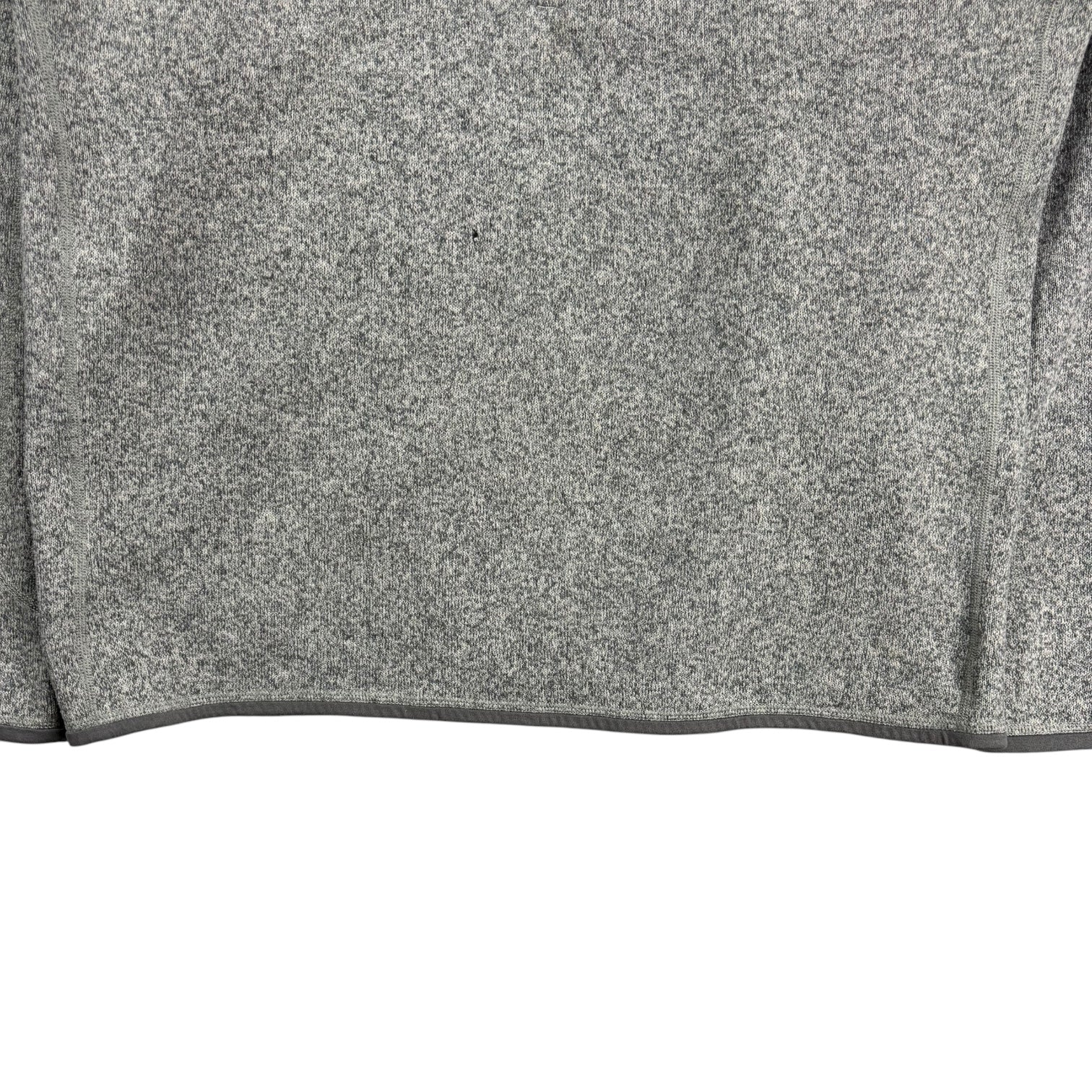 Vintage Patagonia Quarter Zip Up Polar Fleeced Jacket Grey