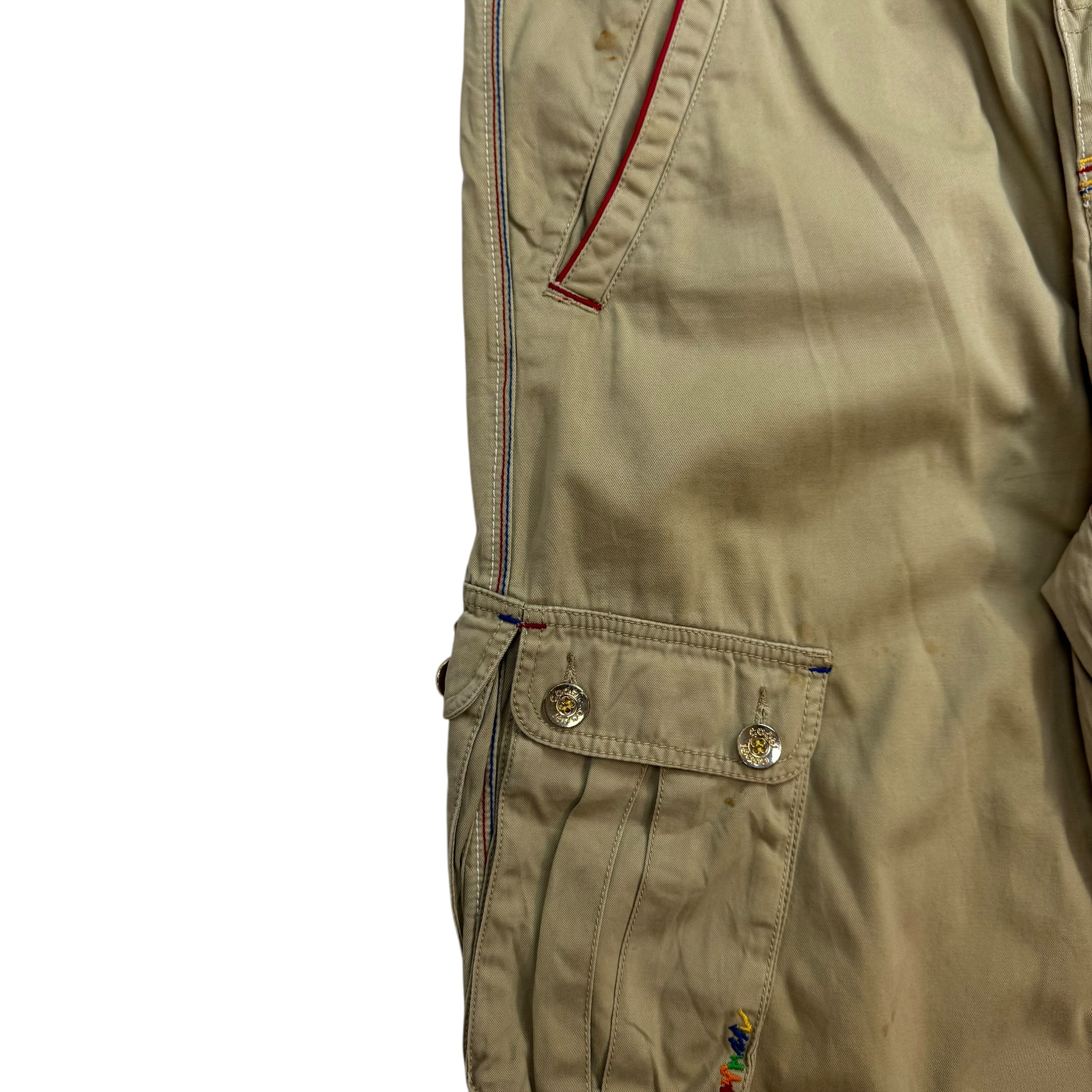 Vintage Coogi Cargo Shorts Beige