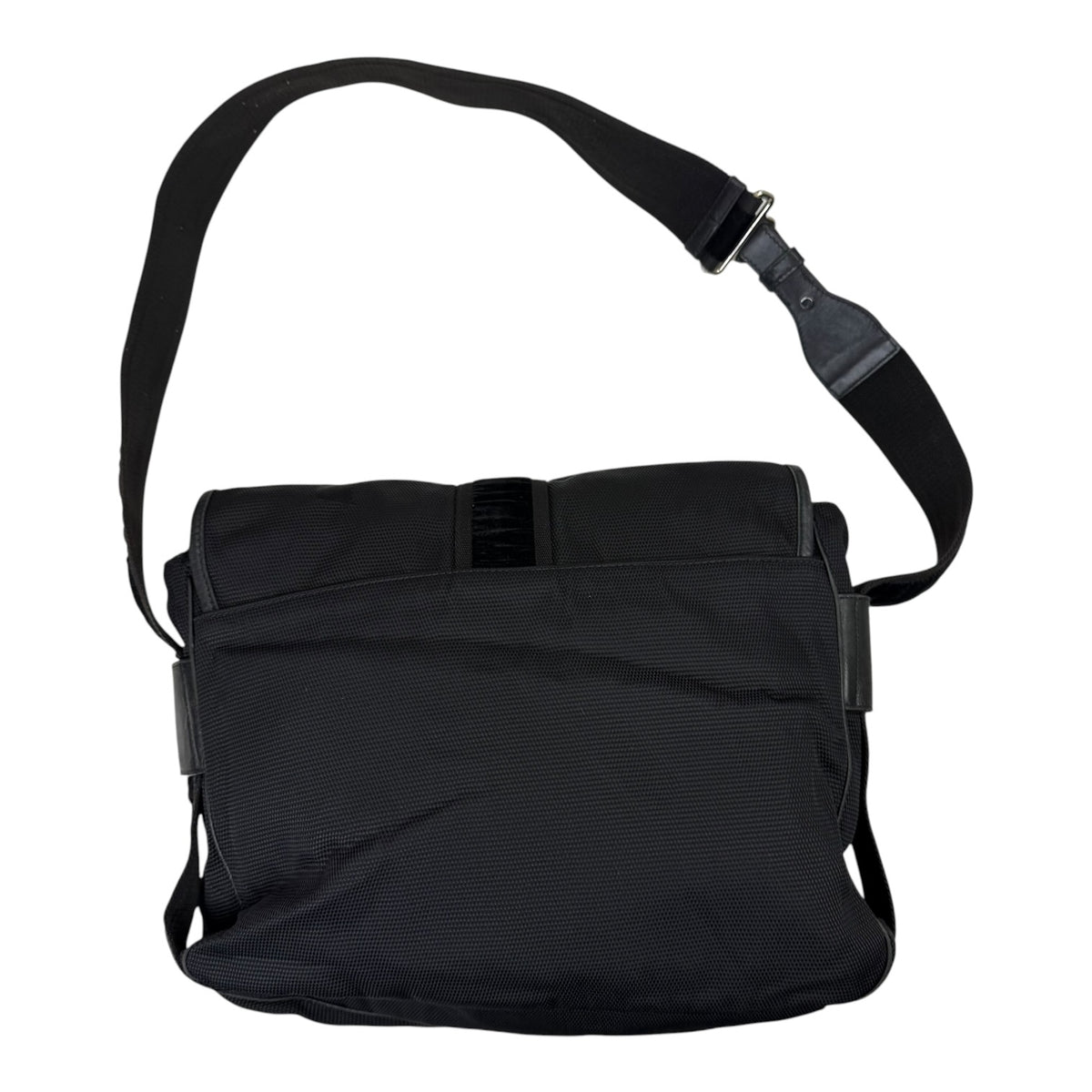 Saint Laurent Nylon Messenger Bag Black