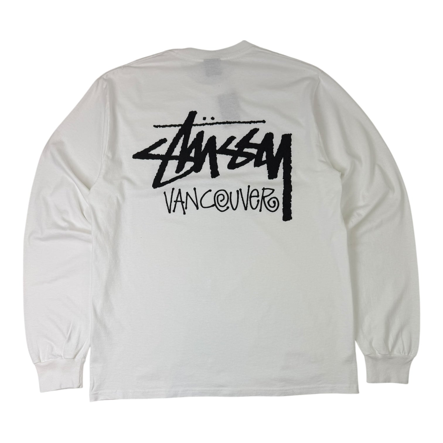 Stussy Vancouver Chapter Long Sleeve Shirt White