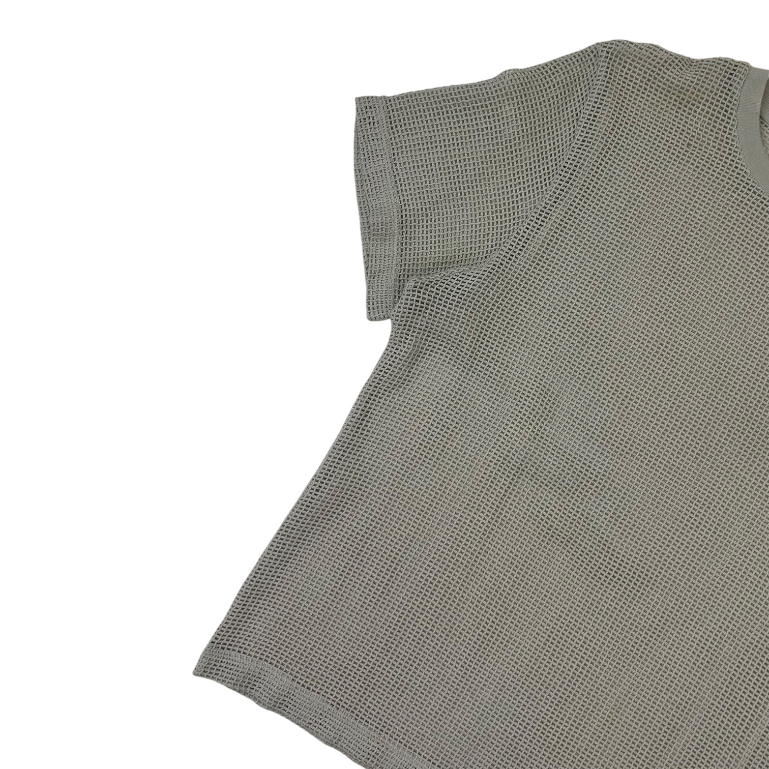 Stussy Cotton Mesh T-Shirt Cream