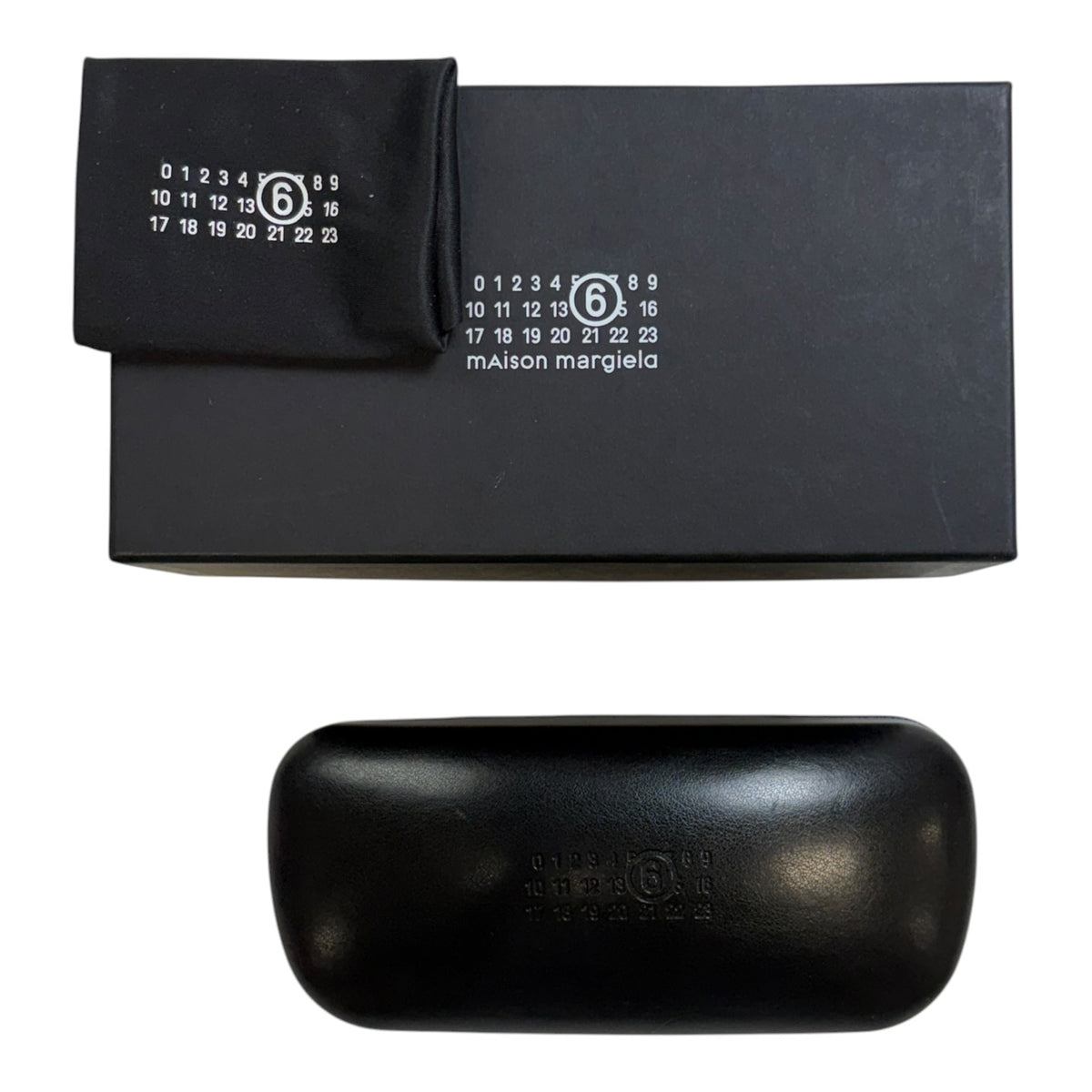 MM6 Maison Margiela Black 10 Optical Glasses