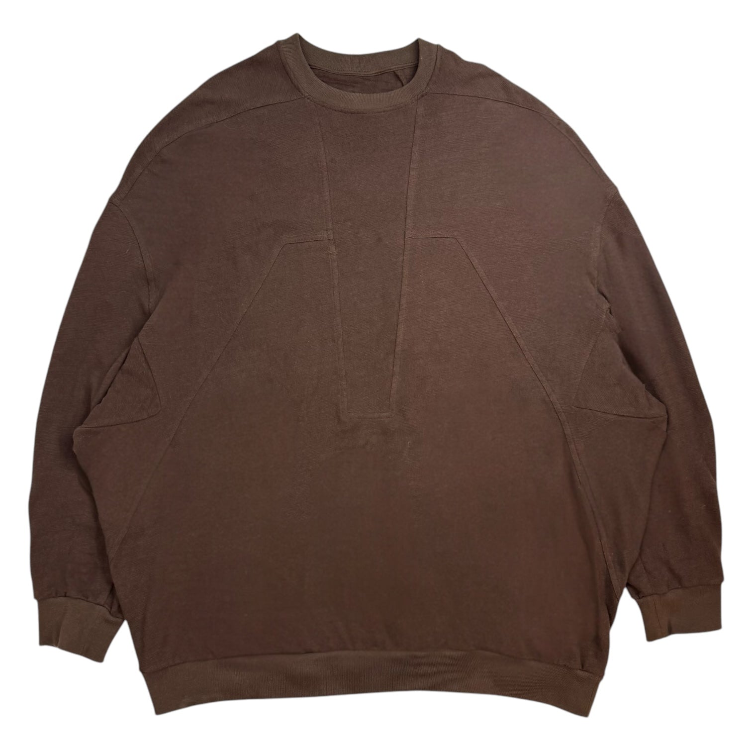 Rick Owens Cotton Sweatshirt Brown