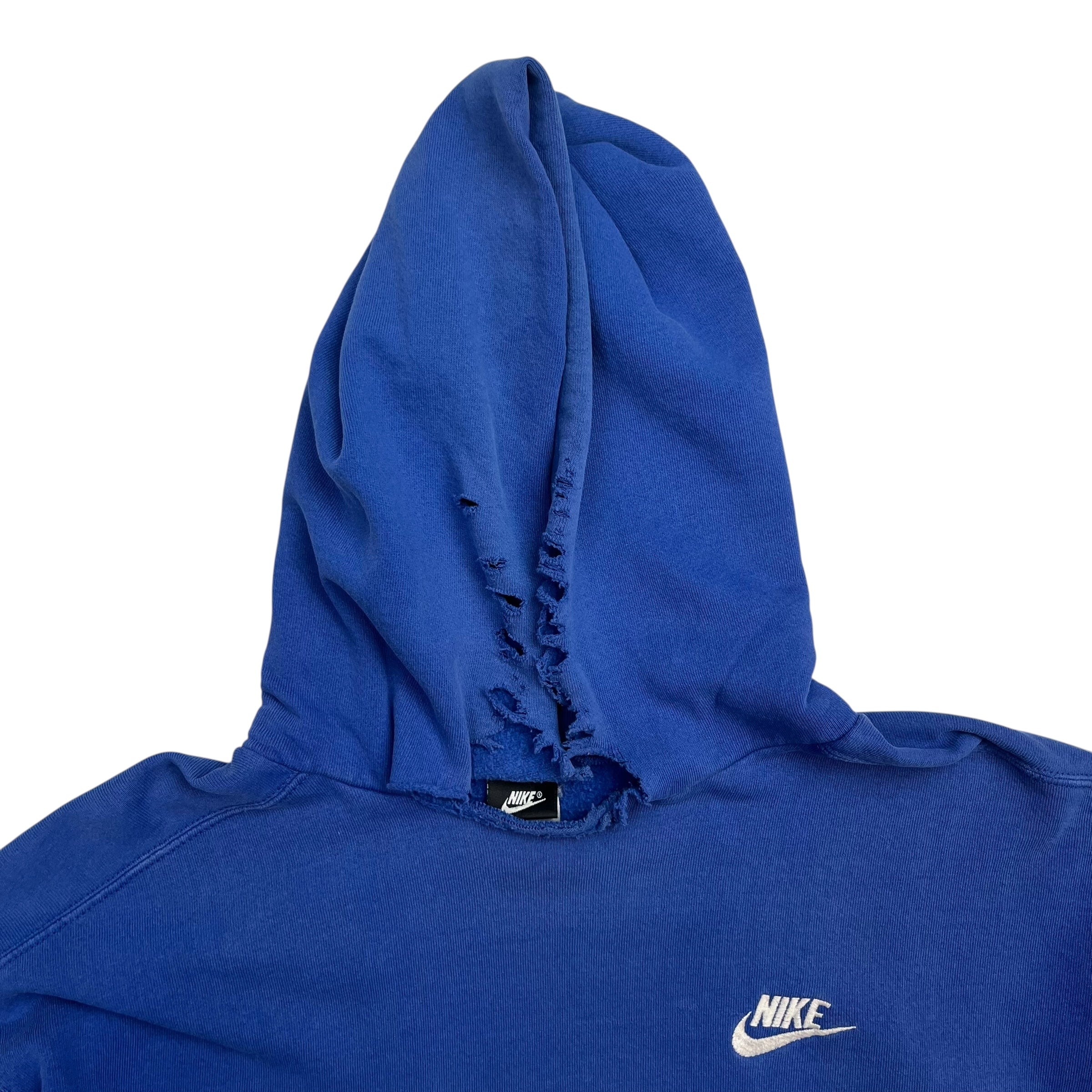 Vintage Nike Blank Hoodie Blue