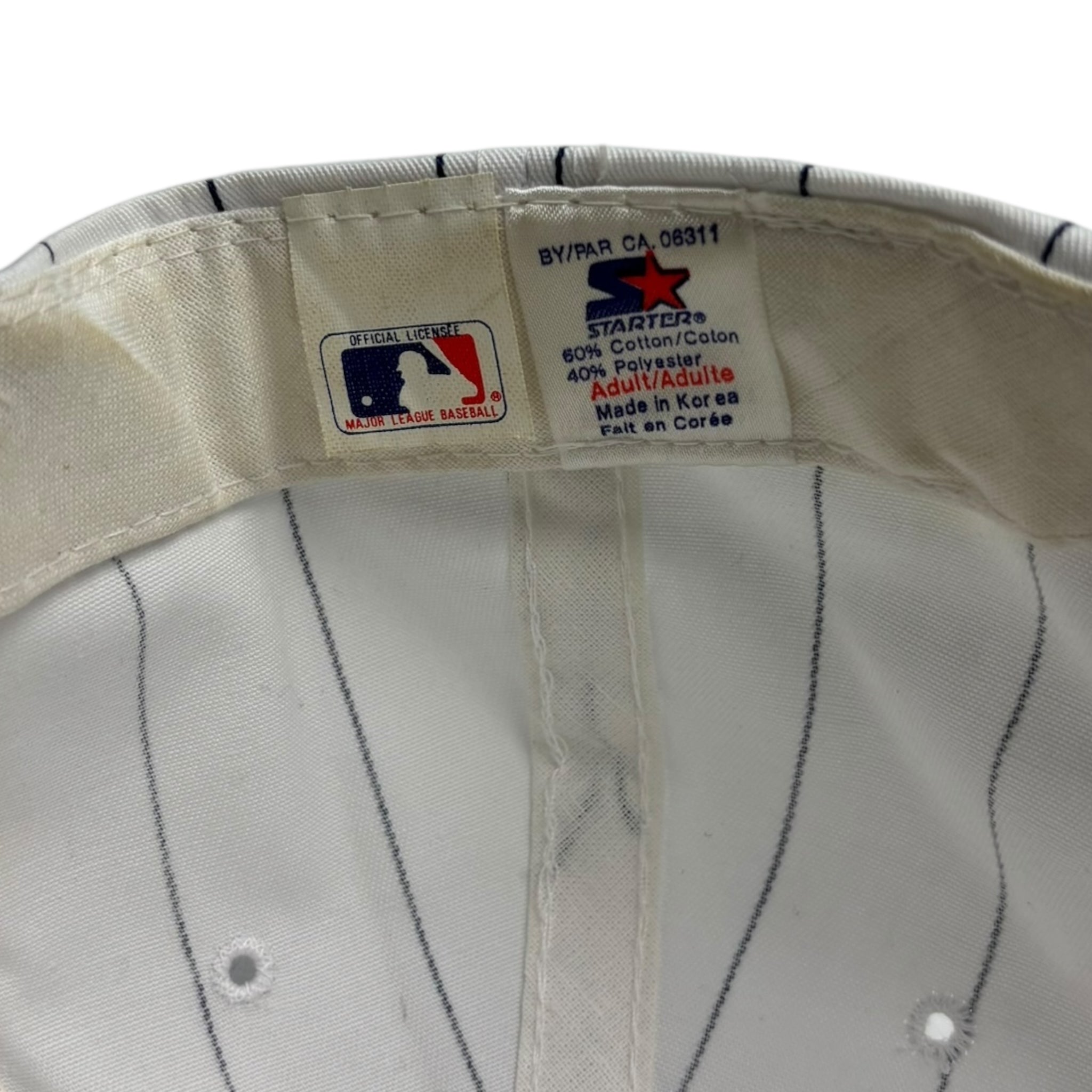 Vintage Starter Cleveland Indians Pinstripe MLB Hat