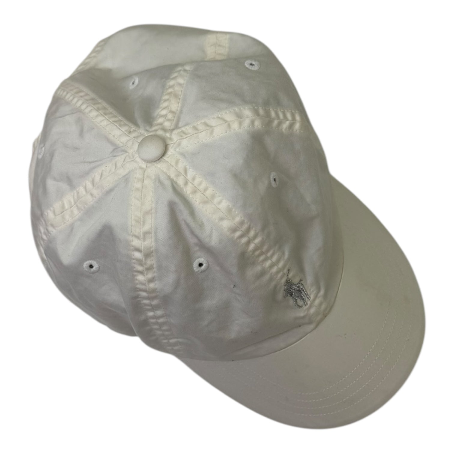 Vintage Ralph Lauren Golf Embroidered Logo StrapBack Hat White