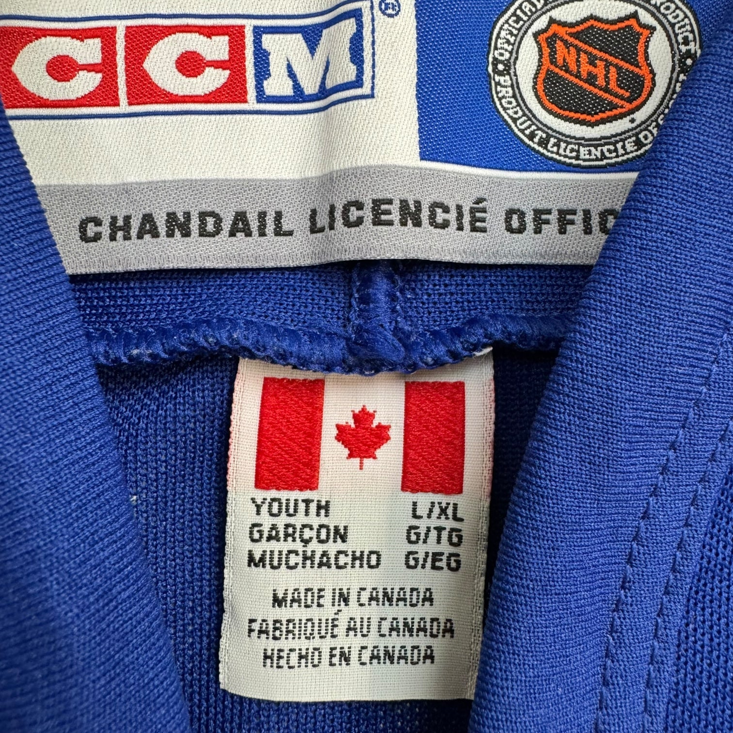 Vintage Toronto Maple Leafs Jersey Blue
