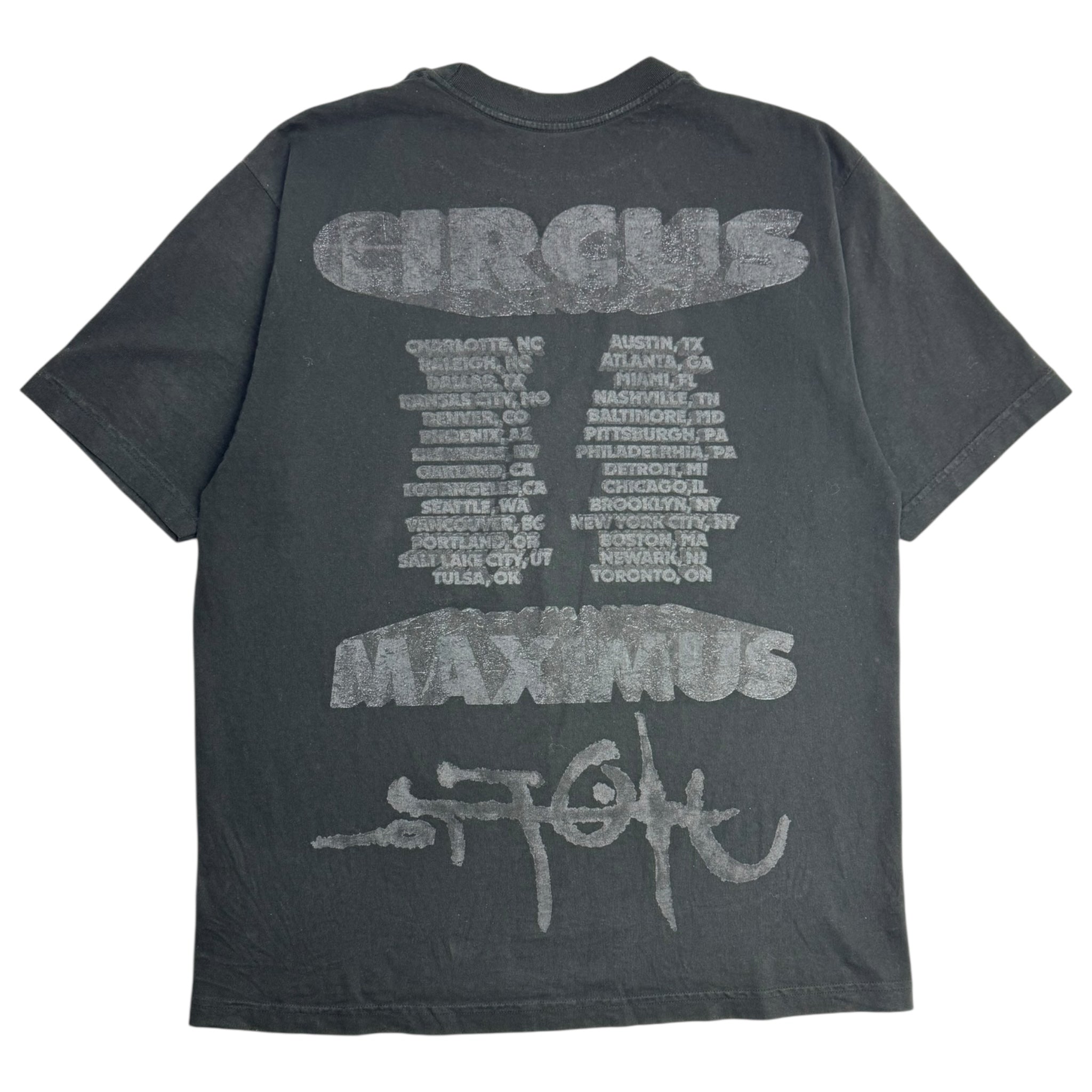 Cactus Jack by Travis Scott Green Hyena Tour Tee Black